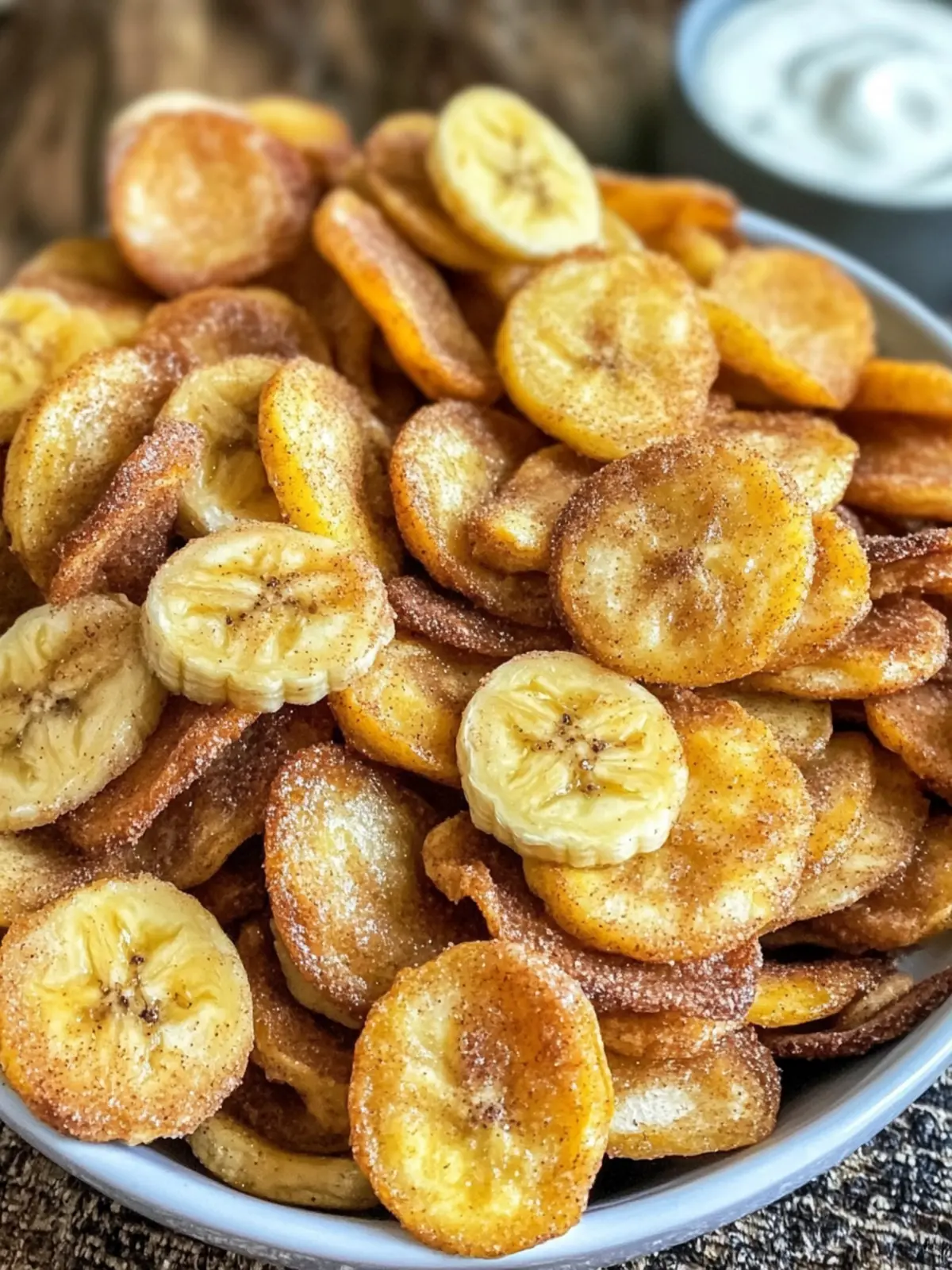 Crispy Sweet Cinnamon Air Fryer Banana Chips You'll Love 5 Sweet Cinnamon Air Fryer Banana Chips