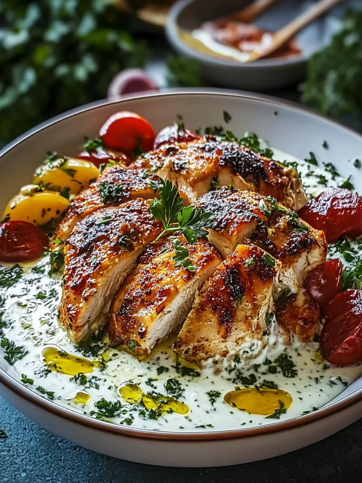 Irresistible Turkish Chicken with Creamy White Sauce Recipe 3 Turkish Chicken with Creamy White Sauce