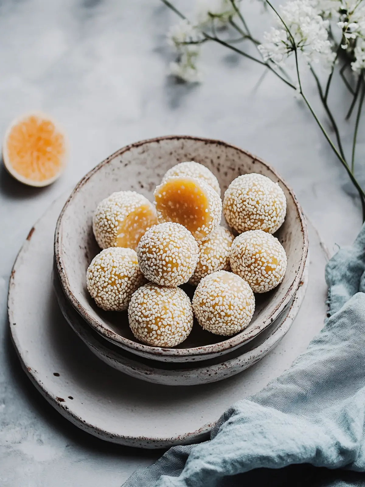 Irresistible Banh Cam: Crunchy Vietnamese Sesame Balls Recipe 4 Banh Cam (Vietnamese Sesame Balls)