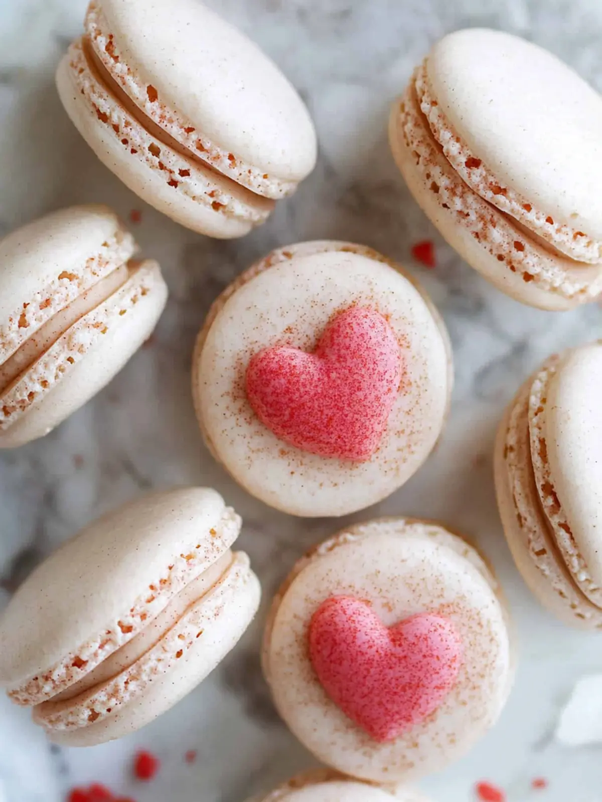 Spicy Cinnamon Heart Candy Macarons for Sweet Moments 5 Spicy Cinnamon Heart Candy Macarons