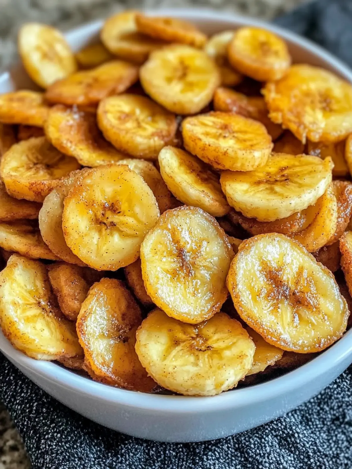 Crispy Sweet Cinnamon Air Fryer Banana Chips You'll Love 4 Sweet Cinnamon Air Fryer Banana Chips