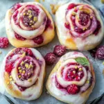 Raspberry and Rose Cheesecake Buns to Brighten Your Day 10 Raspberry and Rose Cheesecake Buns