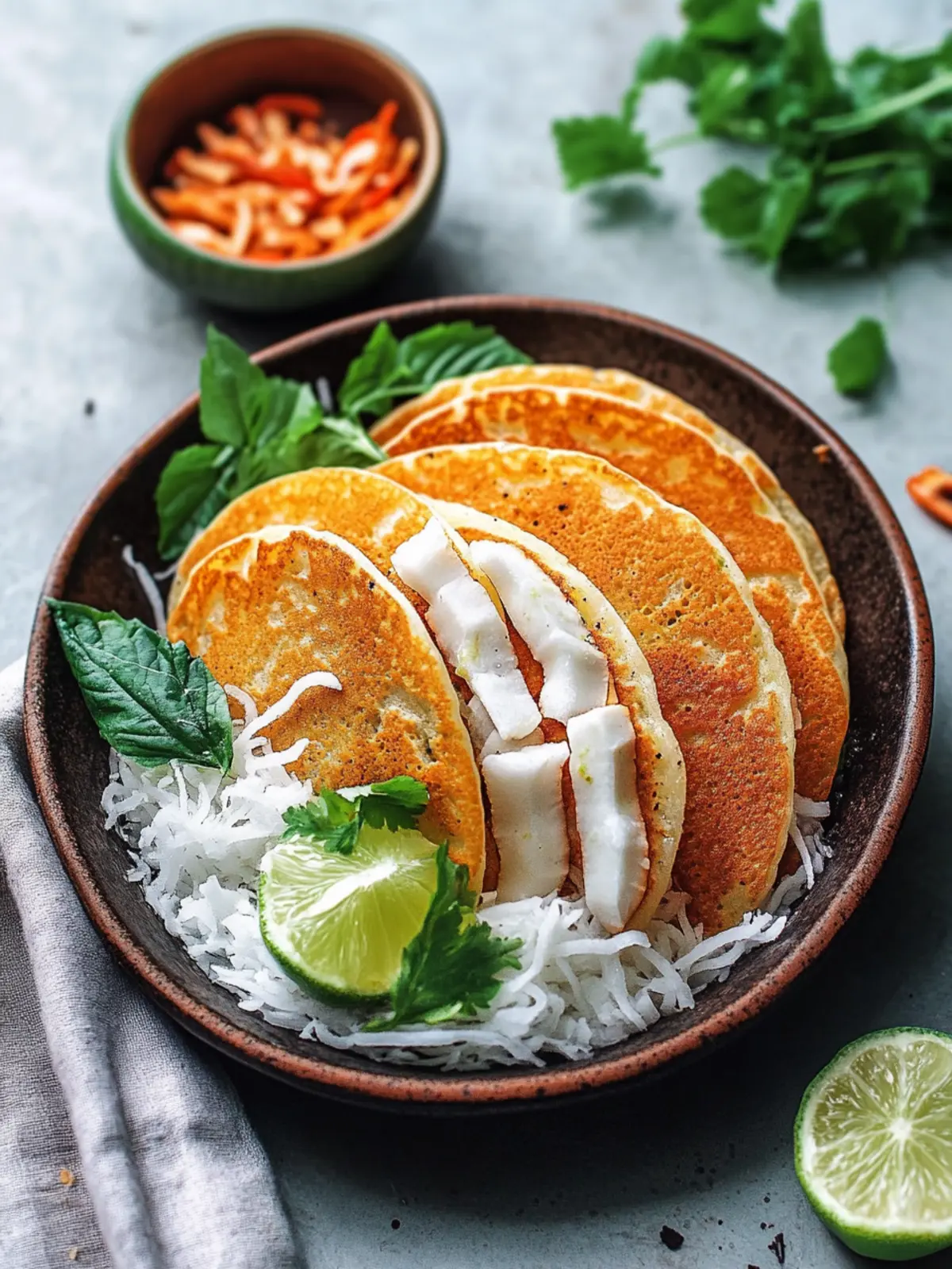 Discover Banh Bo Nuong: Irresistible Vietnamese Coconut Pancakes 2 Banh Bo Nuong (Vietnamese Coconut Pancakes)