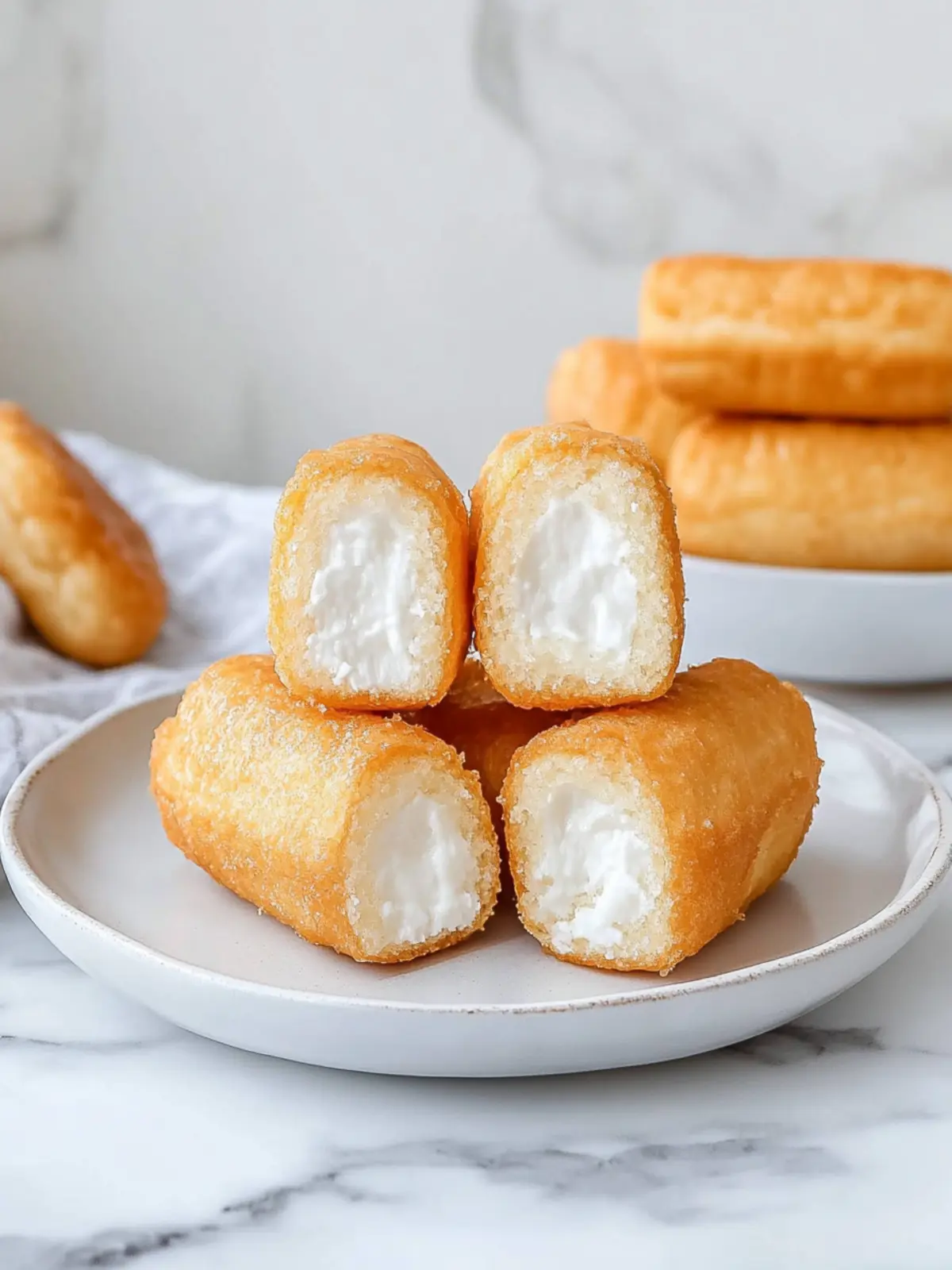 Decadent Homemade Twinkies with Fluffy Marshmallow Filling 4 Homemade Twinkies