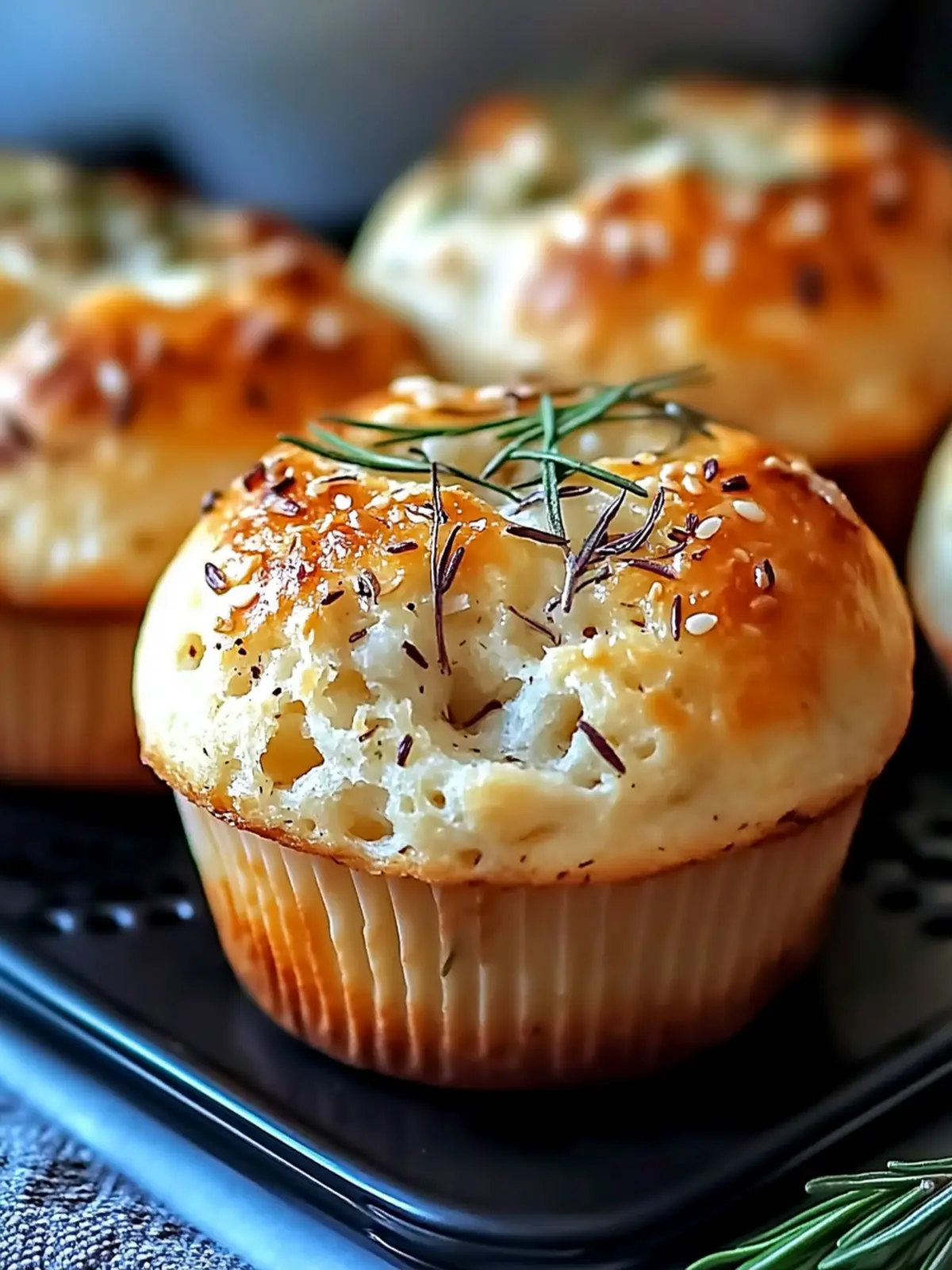 Easy Garlic Rosemary Focaccia Muffins You’ll Crave Daily 2 Easy Garlic Rosemary Focaccia Muffins