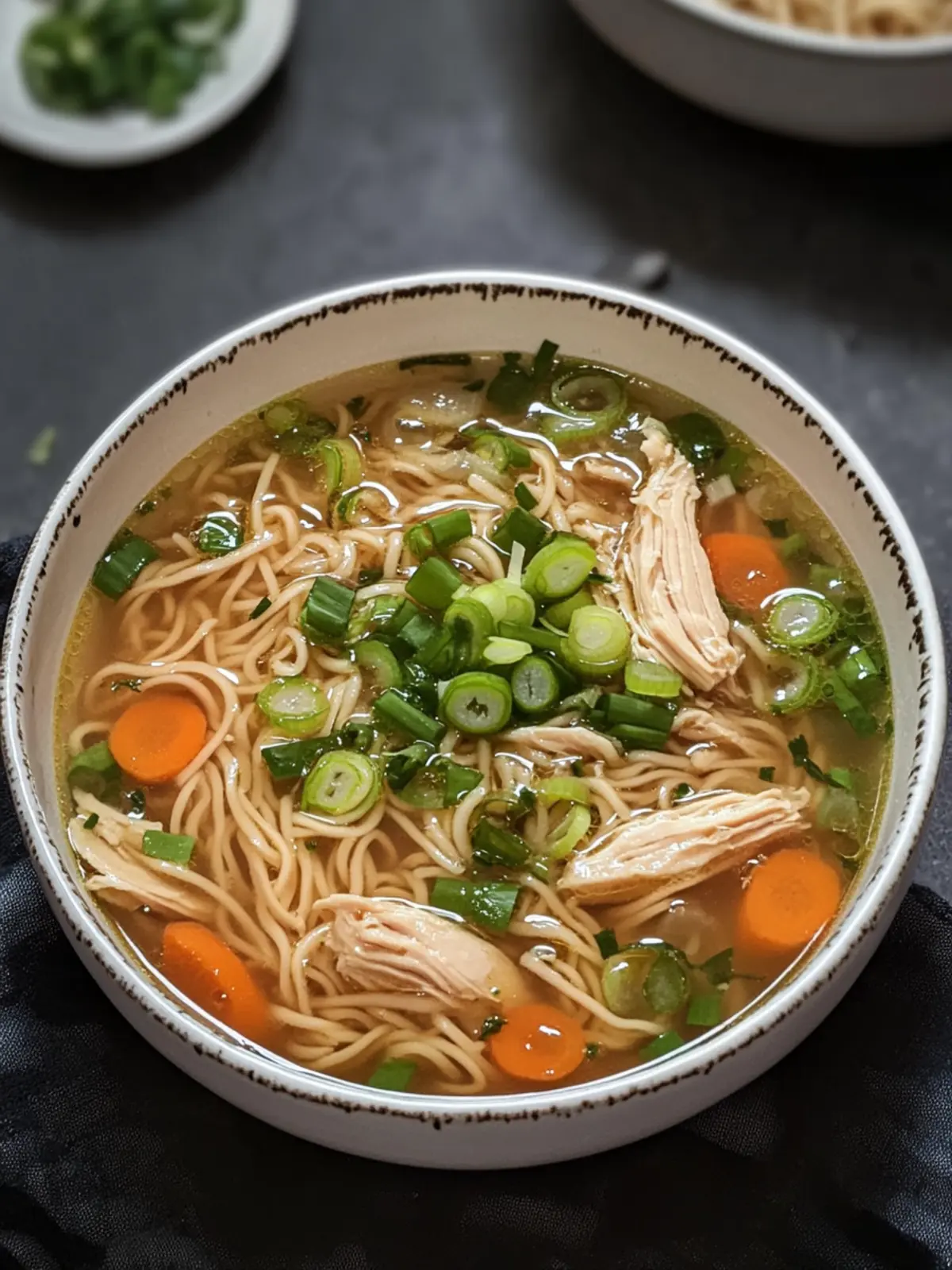 Aromatic Ginger Scallion Chicken Noodle Soup for Cozy Nights 3 Aromatic Ginger Scallion Chicken Noodle Soup