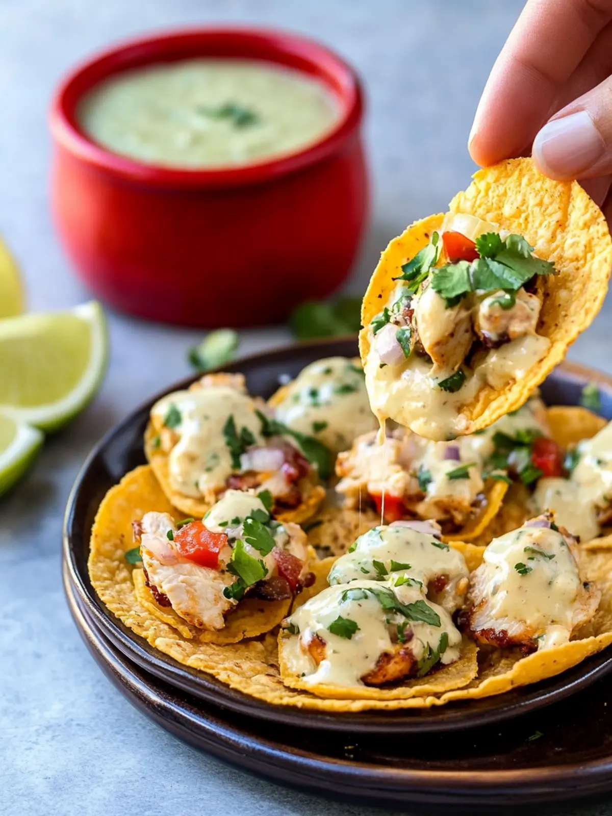 Zesty Verde Chicken Tostada Bites for Quick Dinners 5 Verde Chicken Tostada Bites
