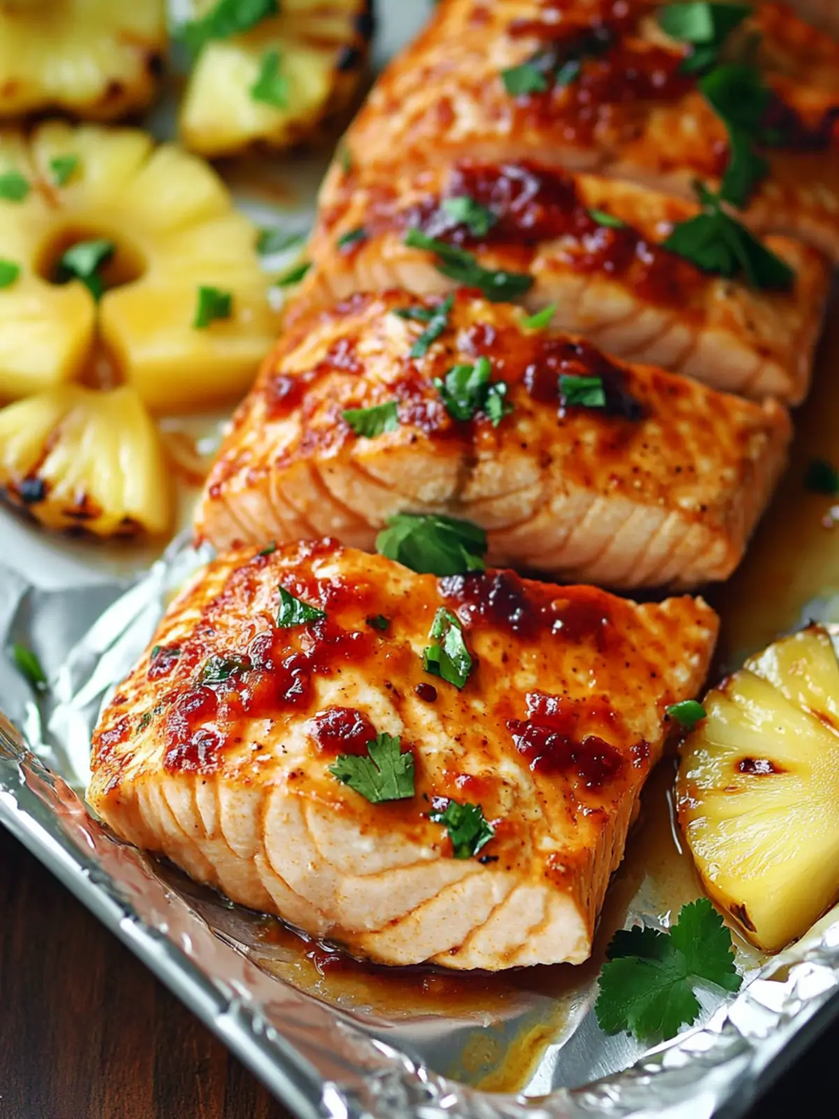 Sweet and Spicy Pineapple Salmon: A Tropical Flavor Adventure 3 Sweet and Spicy Pineapple Salmon