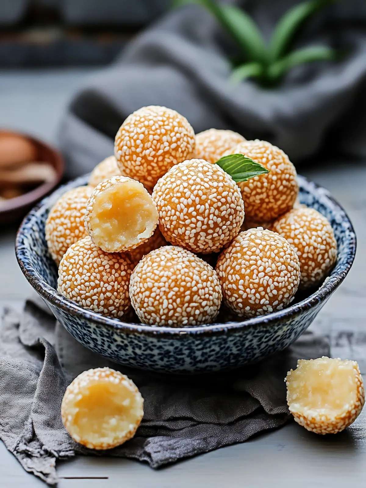 Irresistible Banh Cam: Crunchy Vietnamese Sesame Balls Recipe 5 Banh Cam (Vietnamese Sesame Balls)