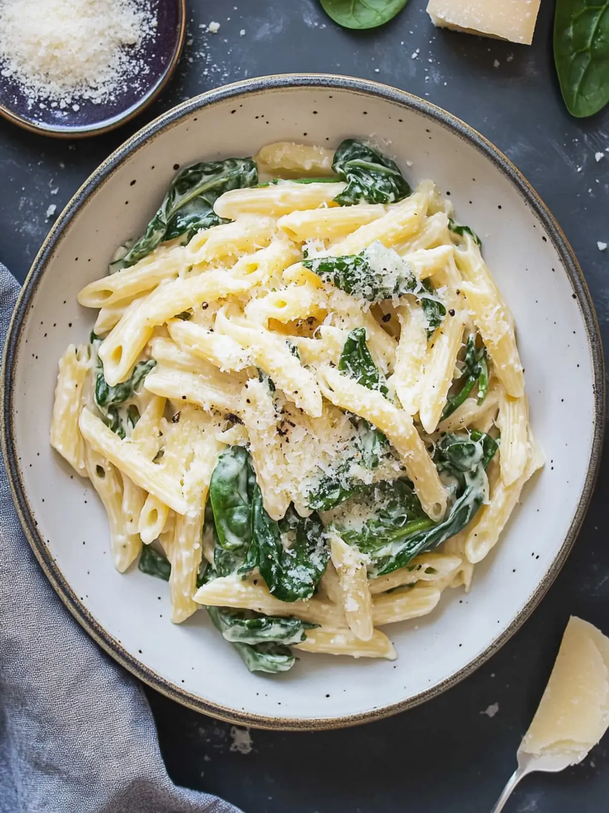 Quick and Easy Pasta with Spinach That Delights Your Taste Buds 4 Pasta with Spinach, easy & quick!