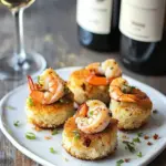 Savory Shrimp & Grit Cake Bites Perfect for Wine Pairing 7 Shrimp & Grit Cake Bites (+wine pairing)
