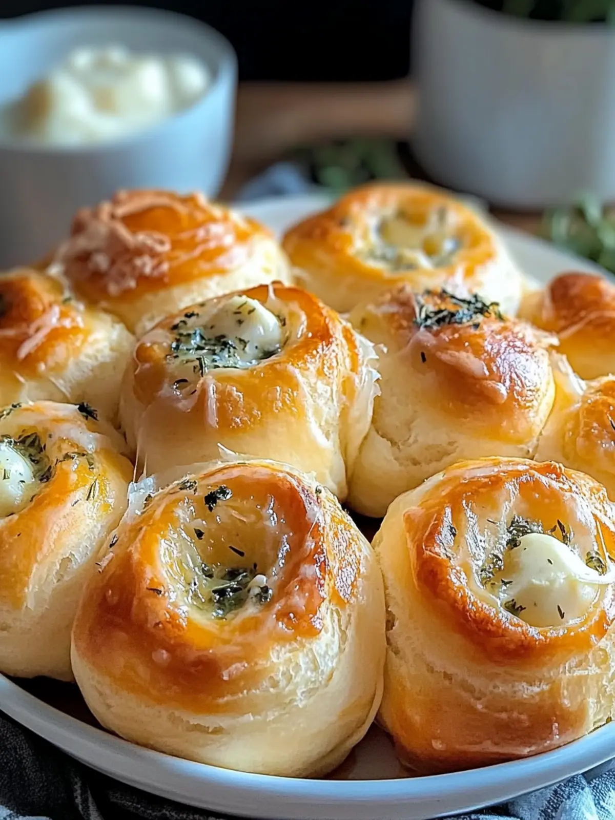 Soft Cheesy Herb & Butter Sourdough Rolls That Wow Your Guests 5 Soft Cheesy Herb & Butter Sourdough Rolls