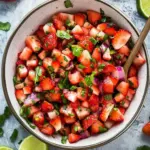 Fresh Strawberry Salsa with a Fiery Jalapeño Kick 6 Strawberry Salsa
