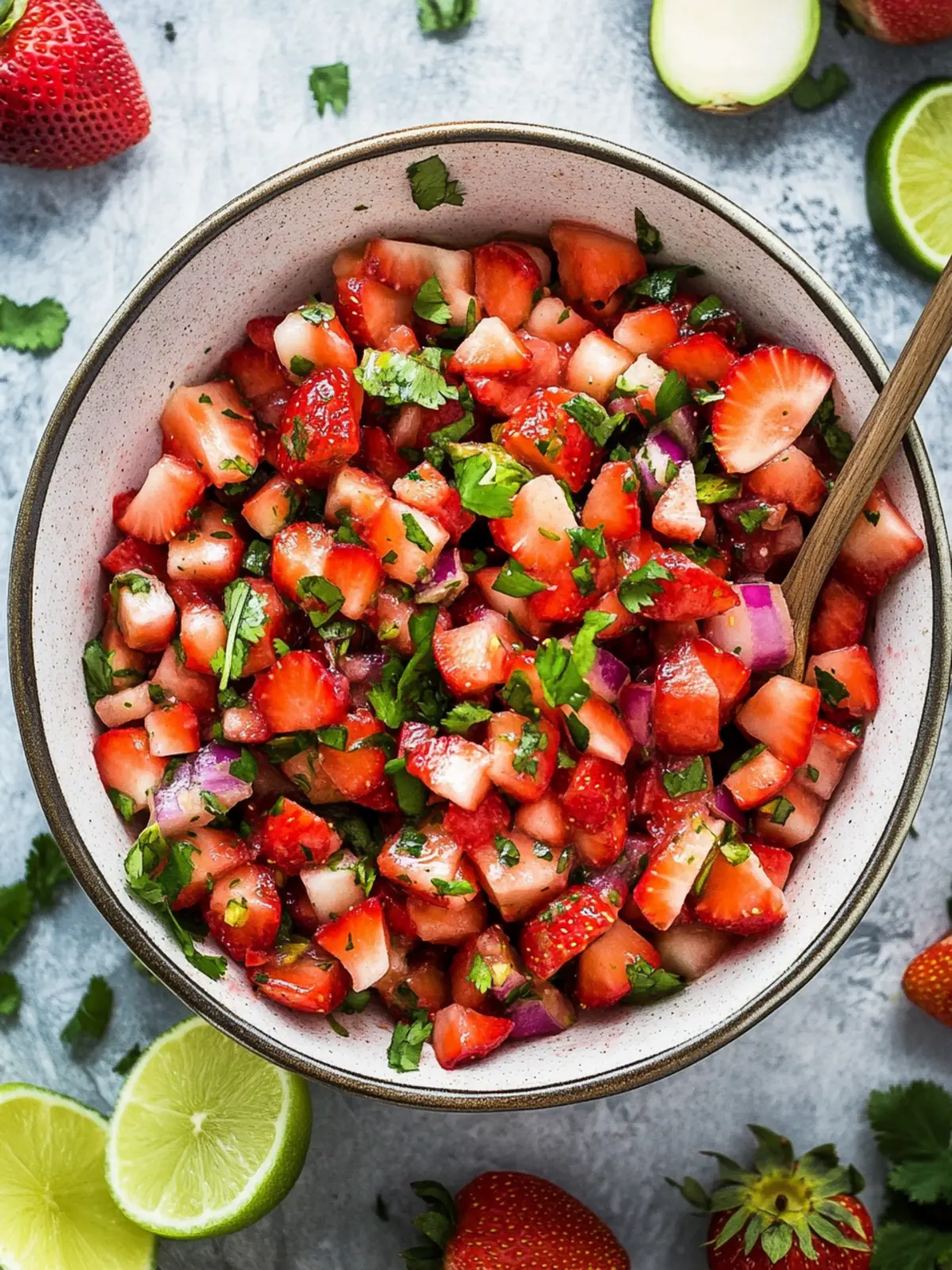 Fresh Strawberry Salsa with a Fiery Jalapeño Kick 5 Strawberry Salsa