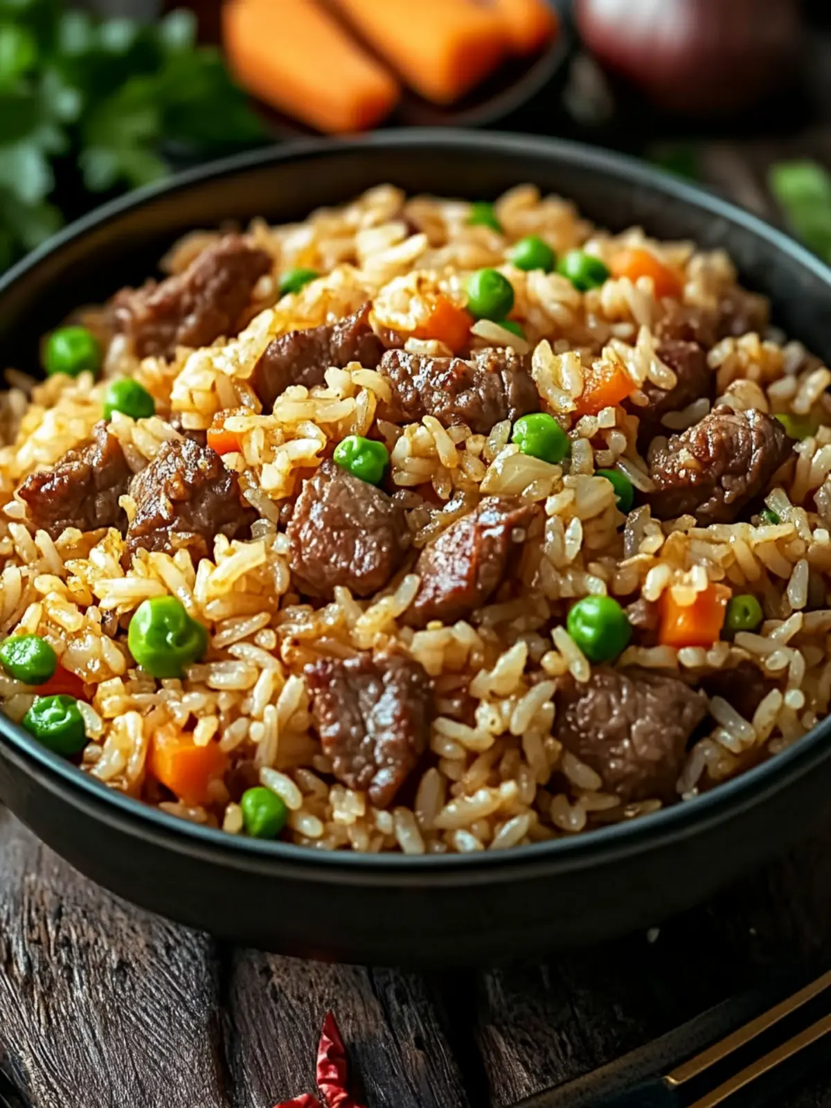 Savor the Flavor: Easy Onion Beef Fried Rice Recipe 3 Onion Beef Fried Rice
