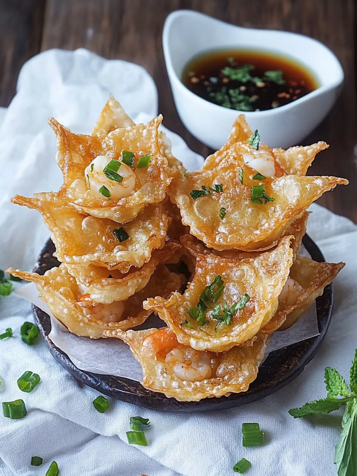 Crispy Shrimp Wonton Chips: A Flavorful Homemade Snack 5 Shrimp Wonton Chips