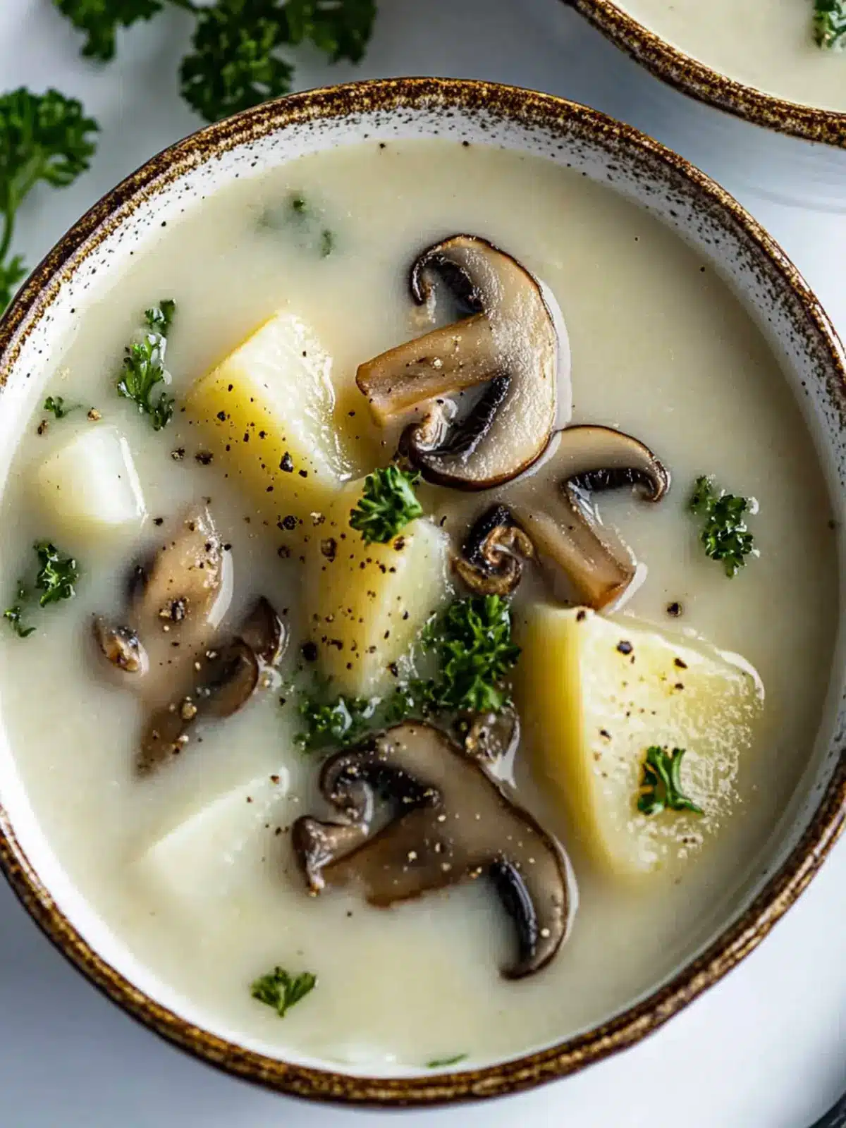 Creamy Potato Mushroom Soup That Warms the Soul 5 Potato Mushroom Soup