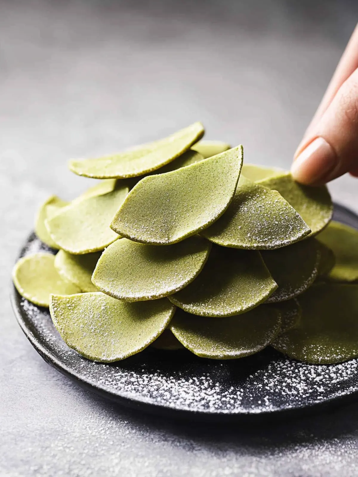 Almond Matcha Tuiles: A Crispy Green Delight at Home 4 Almond Matcha Tuiles