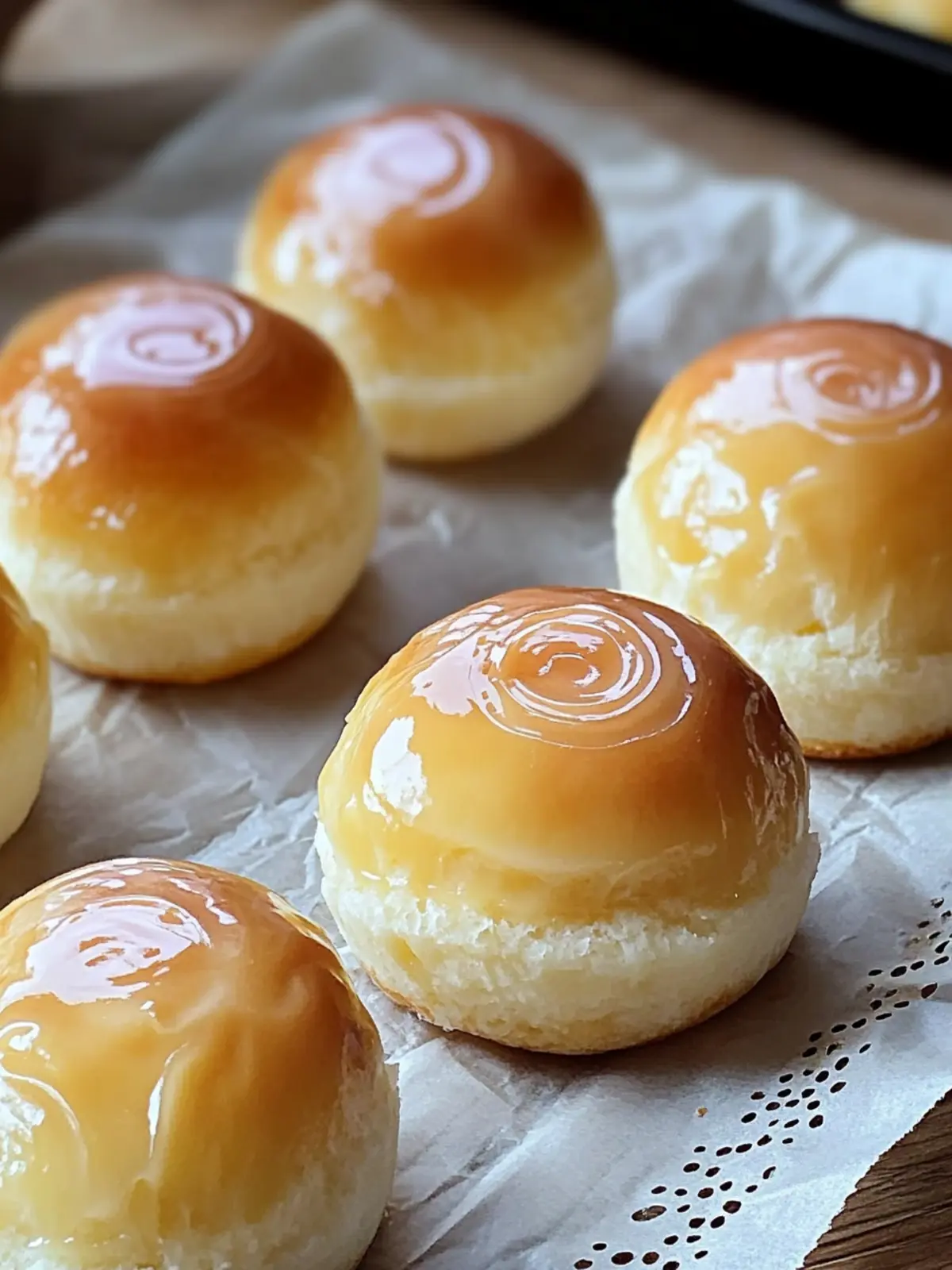 Delicious Baked Custard Bun (Cream Pan) Recipe to Savor 3 Baked Custard Bun (Cream Pan)