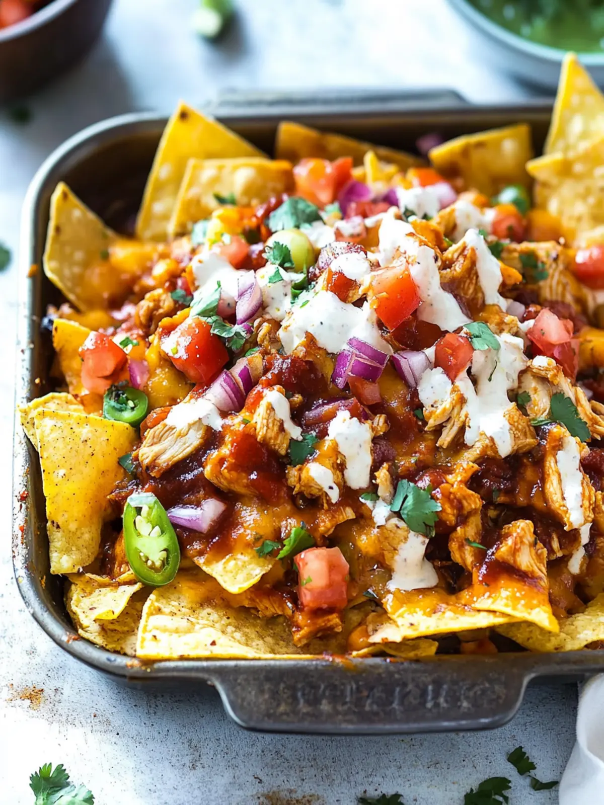 Ultimate BBQ Chicken Nachos That Will Wow Your Taste Buds 2 BBQ Chicken Nachos