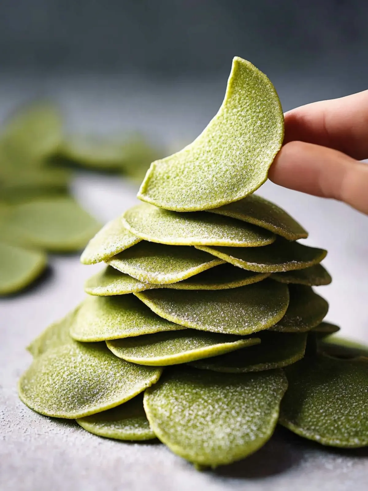 Almond Matcha Tuiles: A Crispy Green Delight at Home 3 Almond Matcha Tuiles