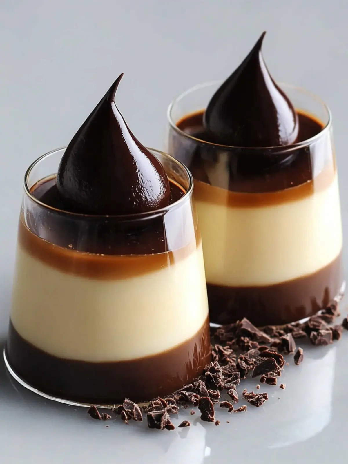 Decadent Caramel Panna Cotta Chocolate Truffle Bliss 2 Caramel Panna Cotta Chocolate Truffle