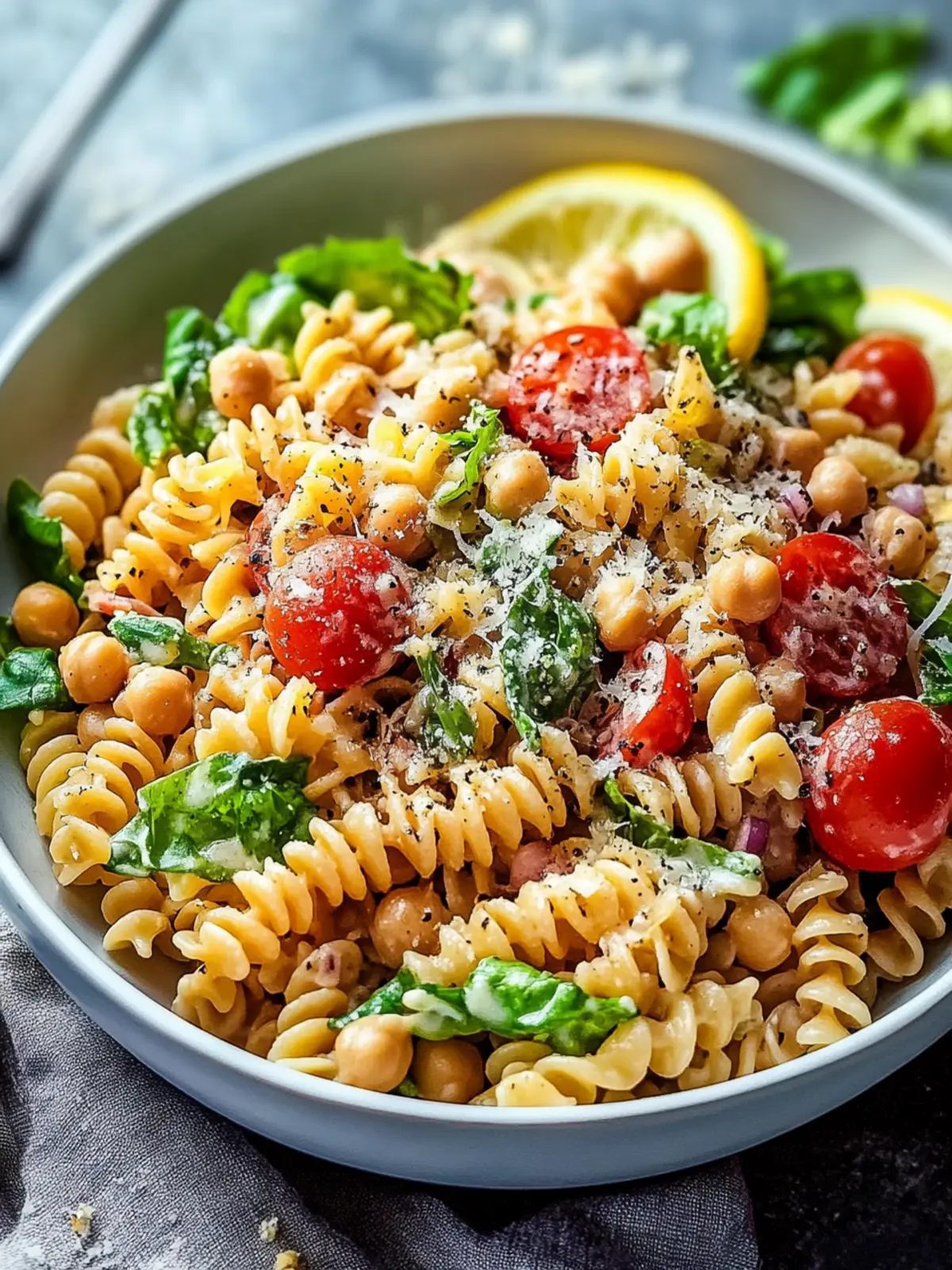 Chickpea Caesar Pasta Salad: A Fresh Twist on Flavor 5 Chickpea Caesar Pasta Salad