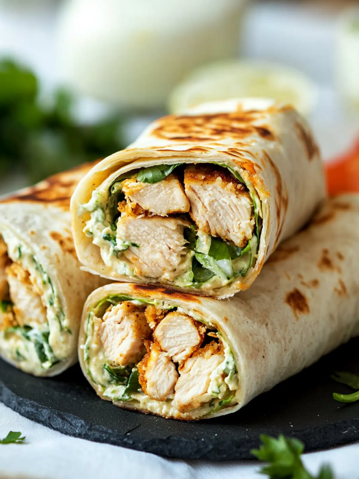 Savory Chicken Ranch Wraps for Quick Weeknight Dinners 5 Chicken Ranch Wraps