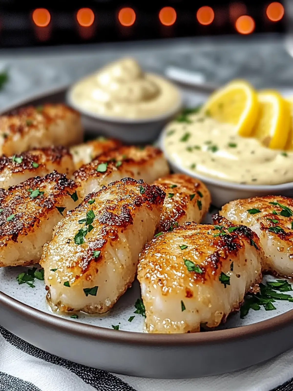 Lemon Butter Fish Bites with Garlic Aioli to Wow Your Tastebuds 4 Lemon Butter Fish Bites with Garlic Aioli