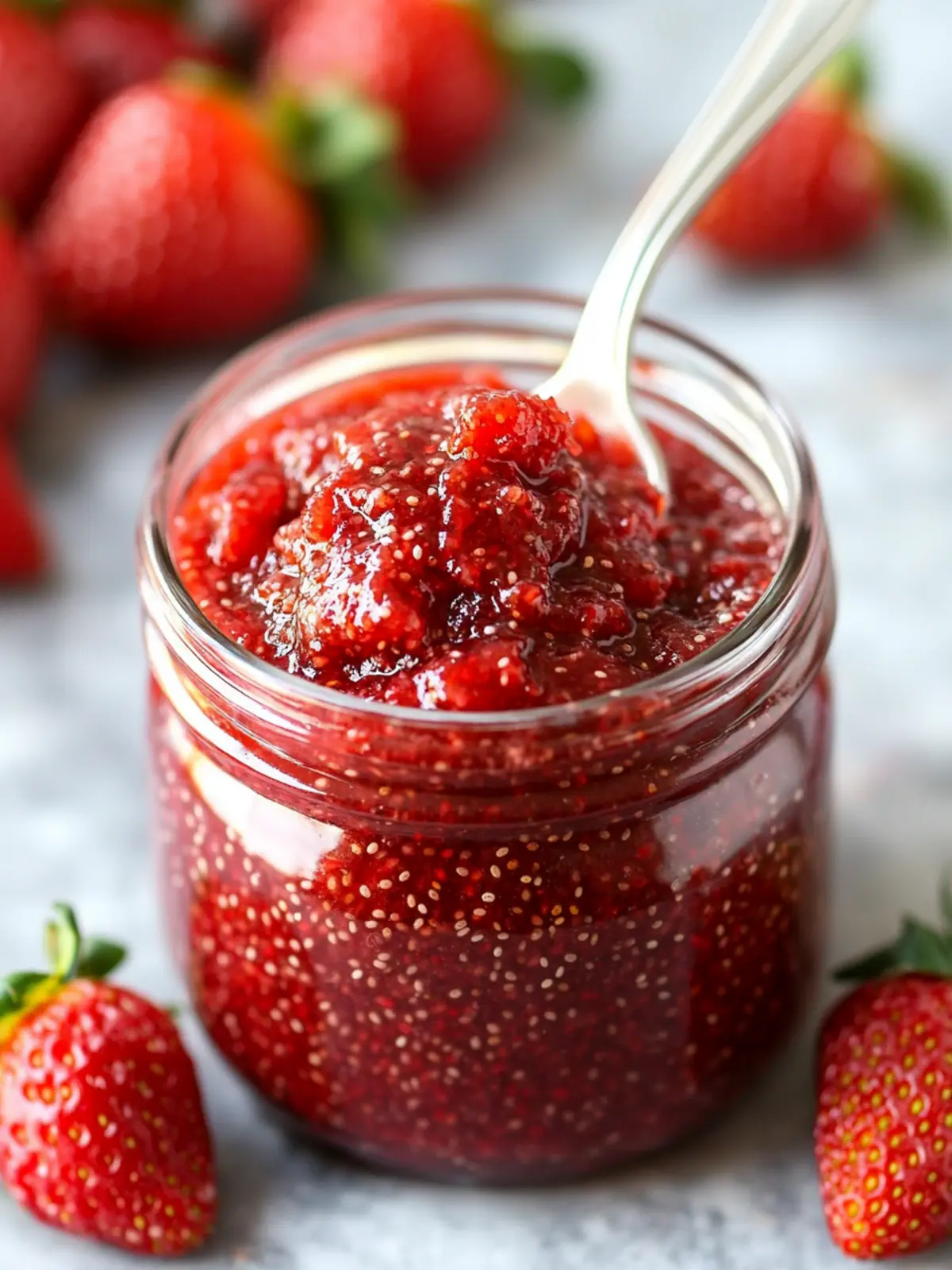 Easy 3-Ingredient Strawberry Chia Jam That Pops with Flavor 2 Easy 3-Ingredient Strawberry Chia Jam
