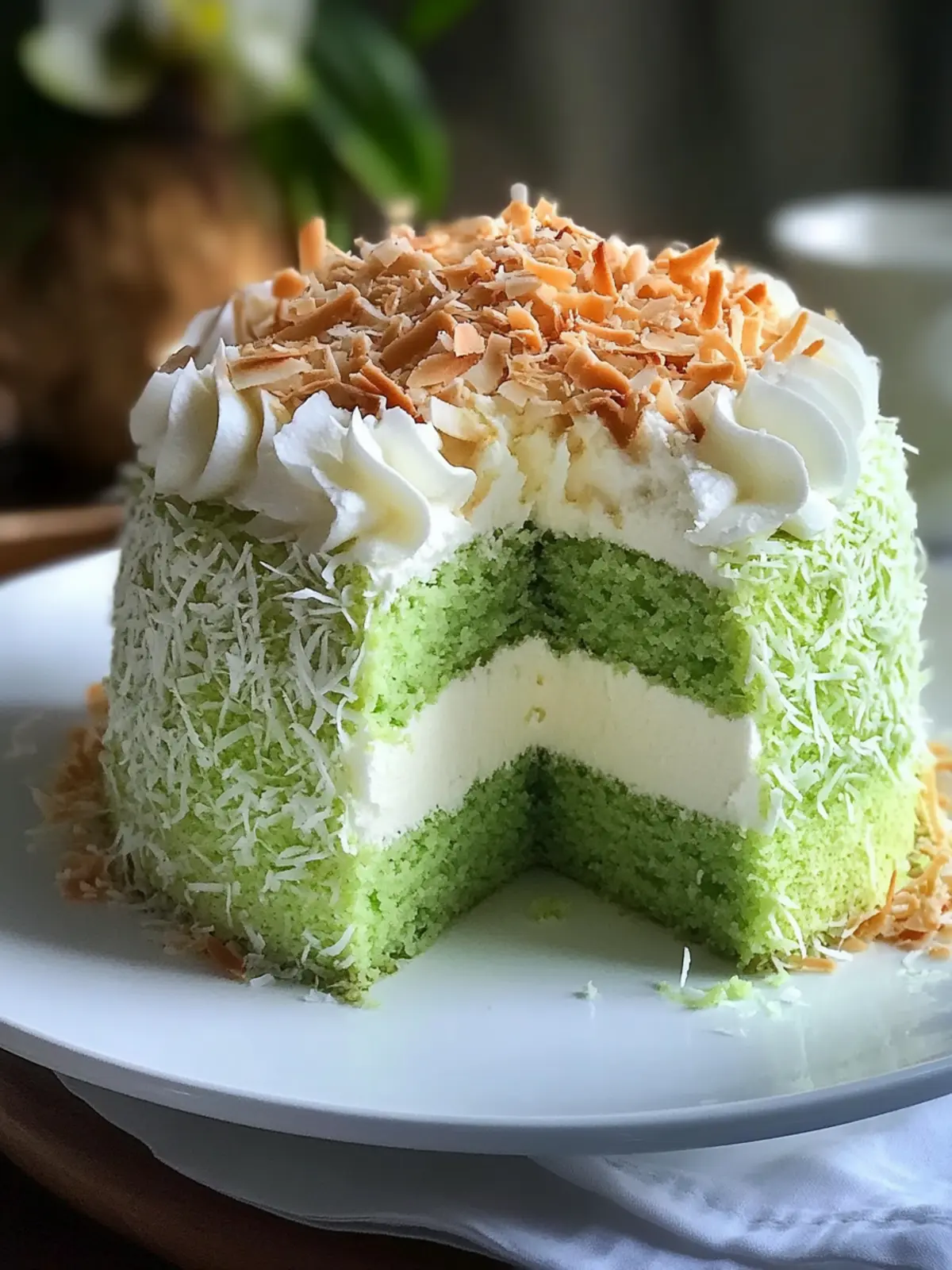 Delightful Pandan Coconut Cake to Wow Your Friends at Home 5 Pandan Coconut Cake