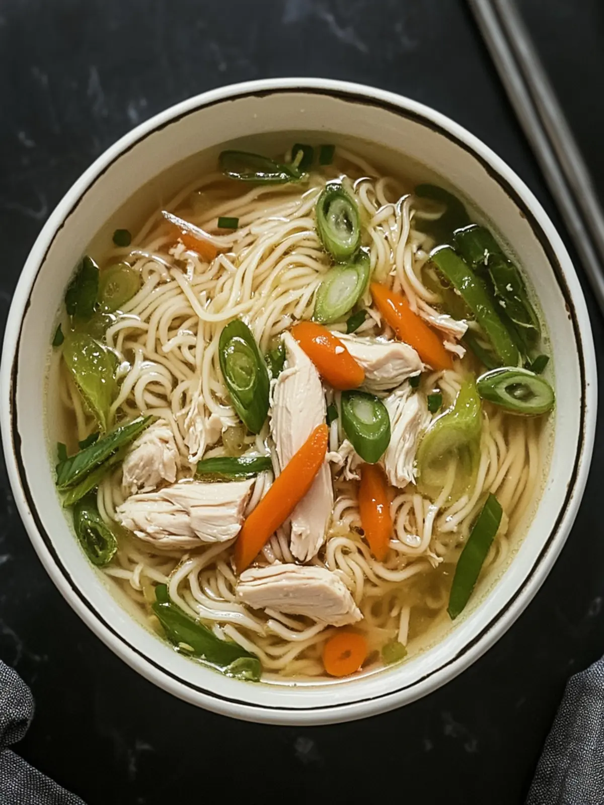 Aromatic Ginger Scallion Chicken Noodle Soup for Cozy Nights 2 Aromatic Ginger Scallion Chicken Noodle Soup