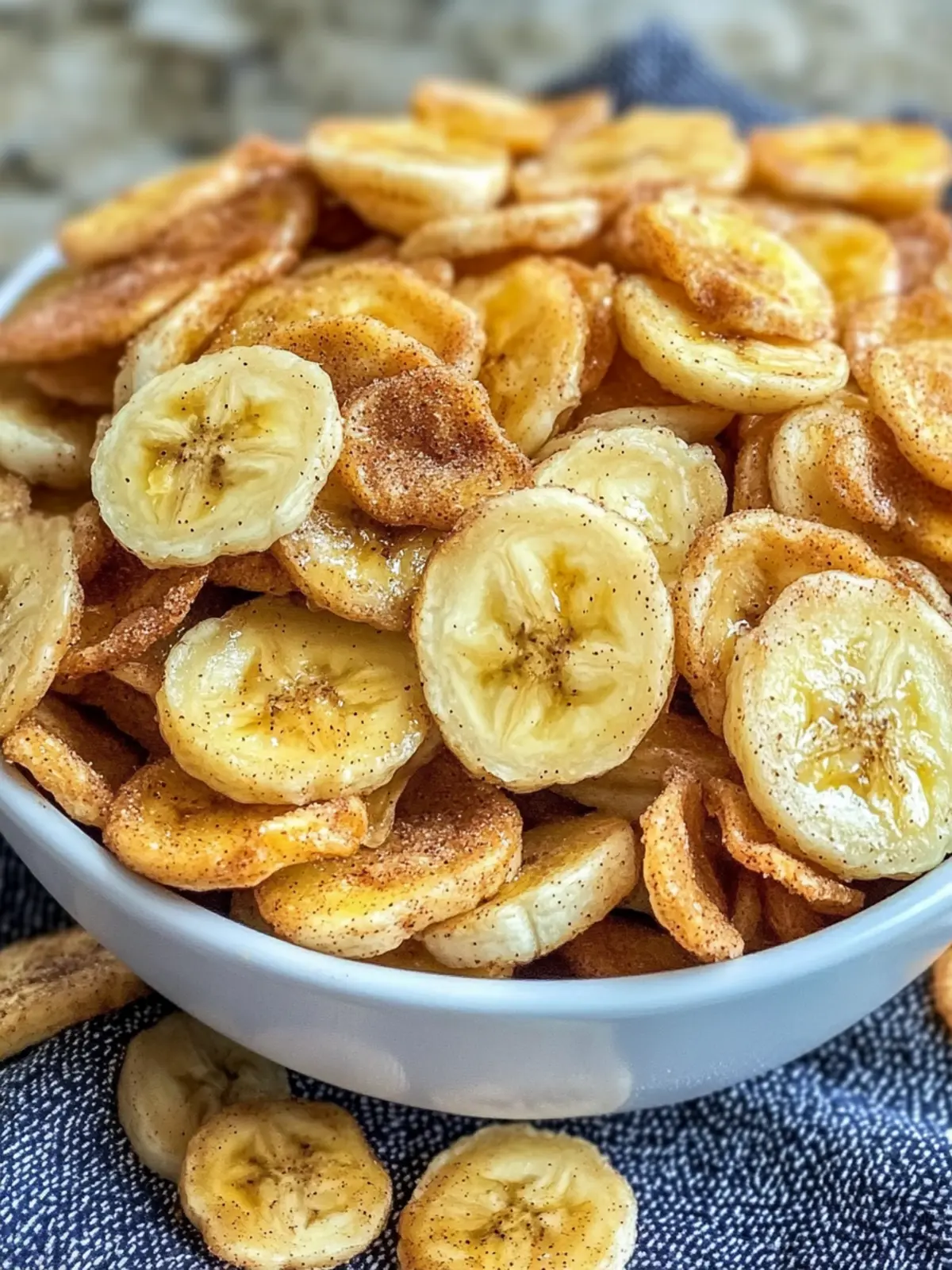Crispy Sweet Cinnamon Air Fryer Banana Chips You'll Love 2 Sweet Cinnamon Air Fryer Banana Chips