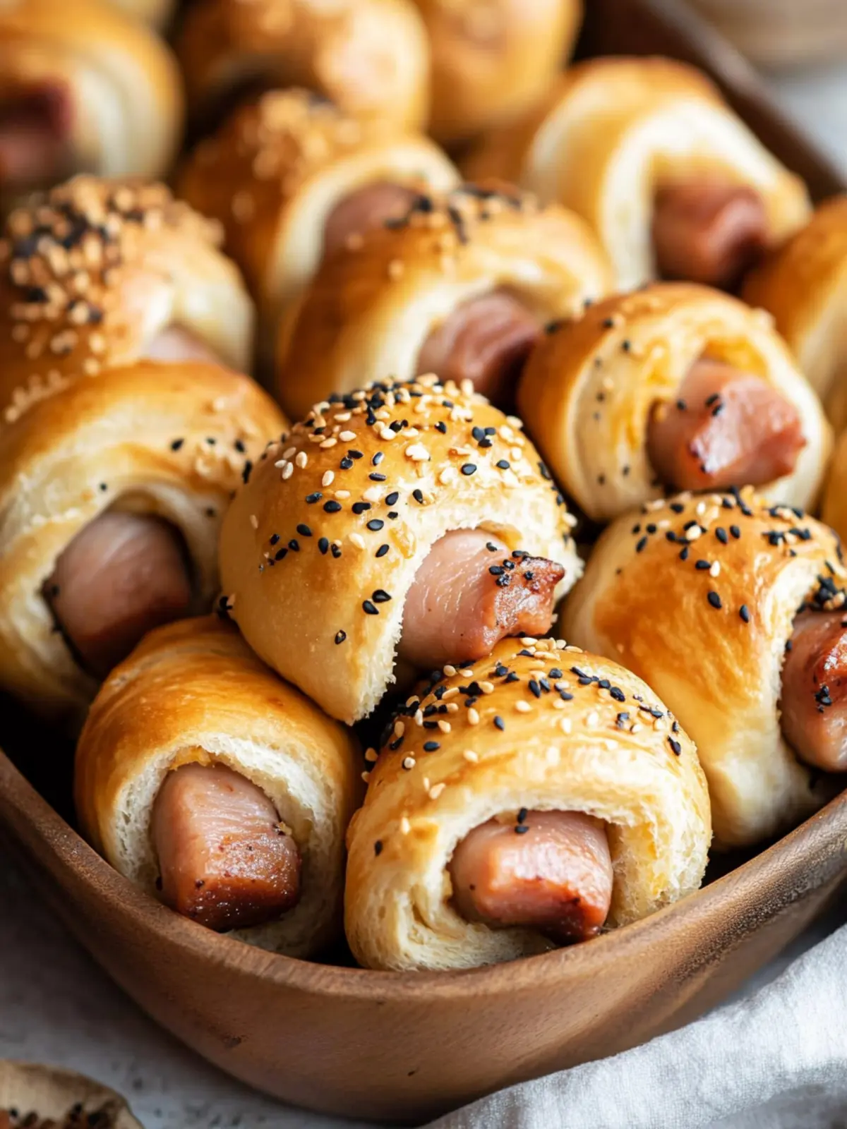 Everything Bagel Pigs in a Blanket for Ultimate Snack Bliss 4 Everything Bagel Pigs in a Blanket