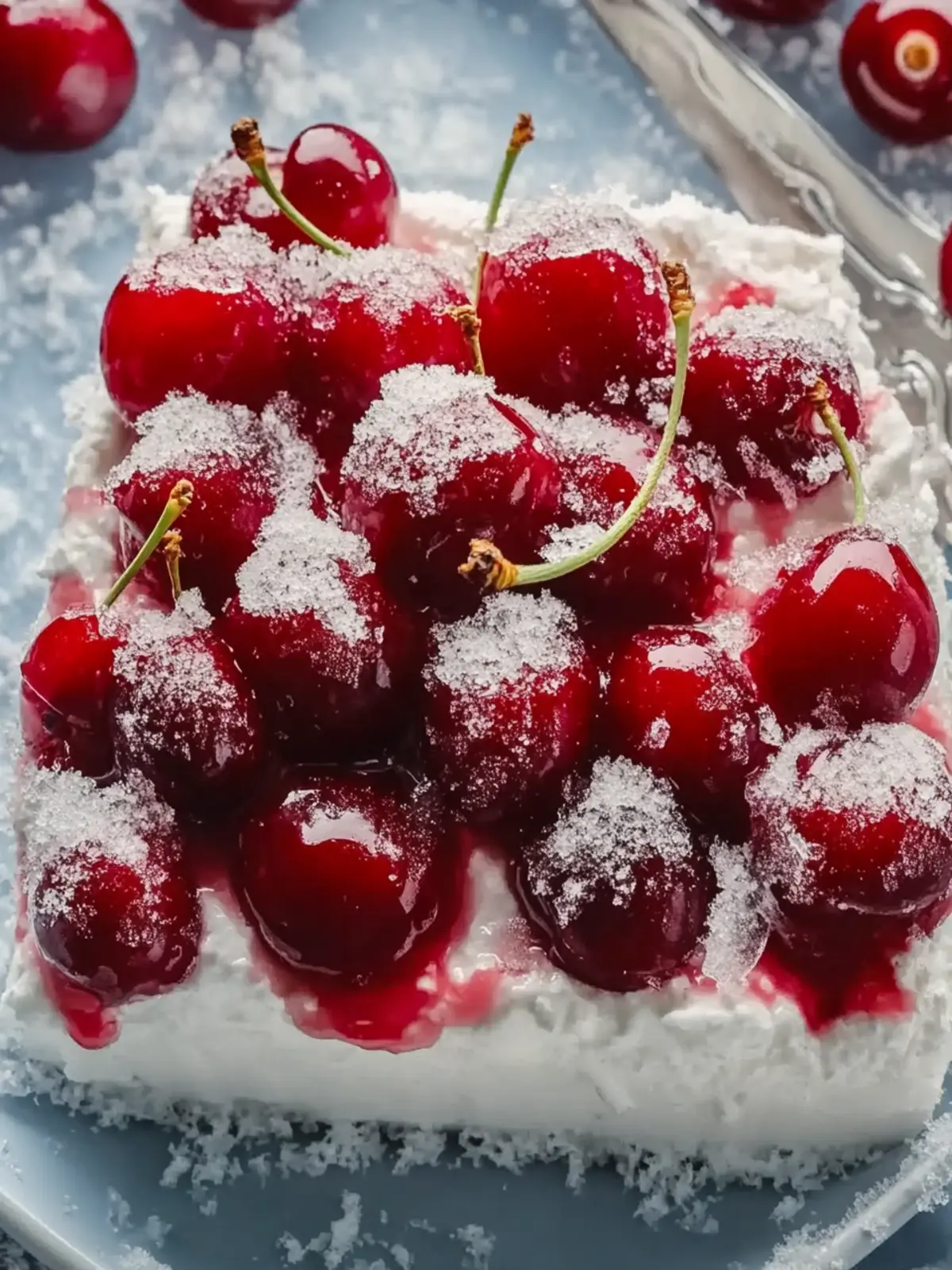 Cherries in the Snow: Indulge in This Creamy Delight! 4 Cherries in the Snow