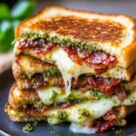 Sun Dried Tomato Bacon Pesto Grilled Cheese Bliss 10 Sun Dried Tomato Bacon Pesto Grilled Cheese