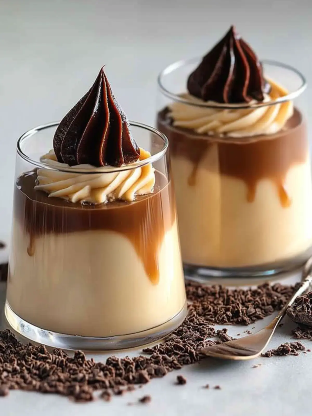 Decadent Caramel Panna Cotta Chocolate Truffle Bliss 3 Caramel Panna Cotta Chocolate Truffle