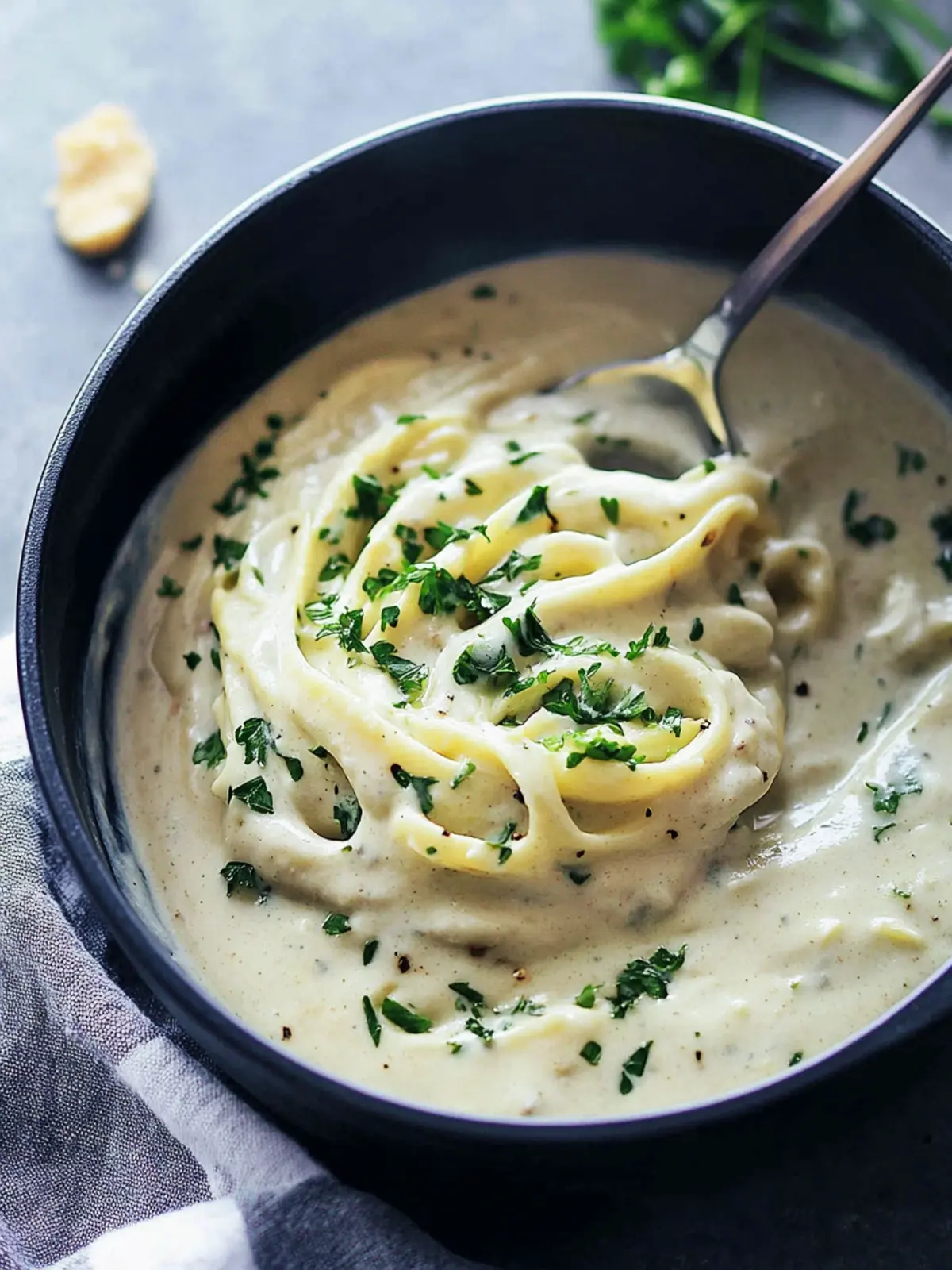 Creamy Healthy Alfredo Sauce with Cauliflower Magic 4 Healthy Alfredo Sauce