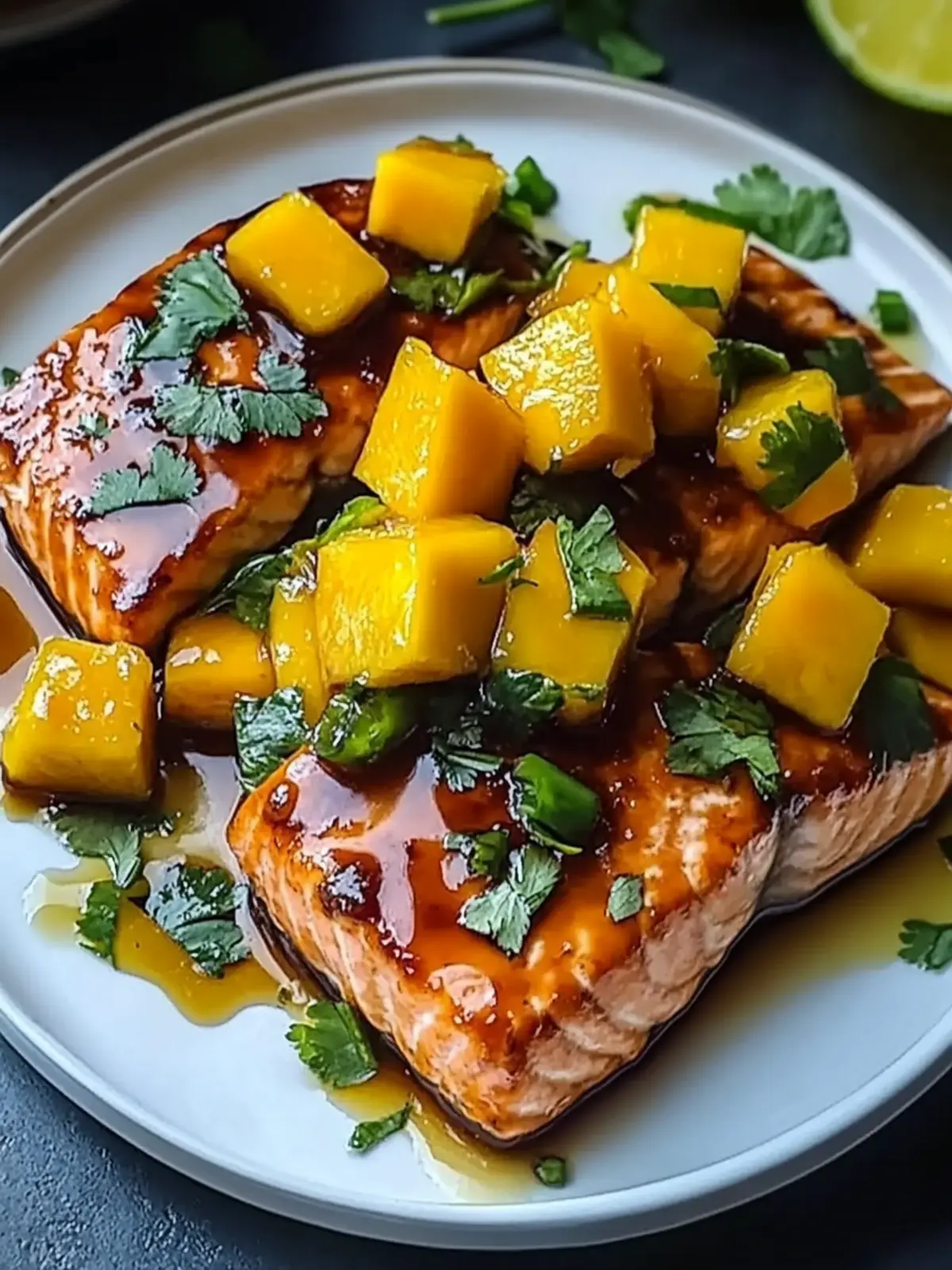 Grill Up Mango Teriyaki Salmon for a Tropical Twist 2 Mango Teriyaki Salmon