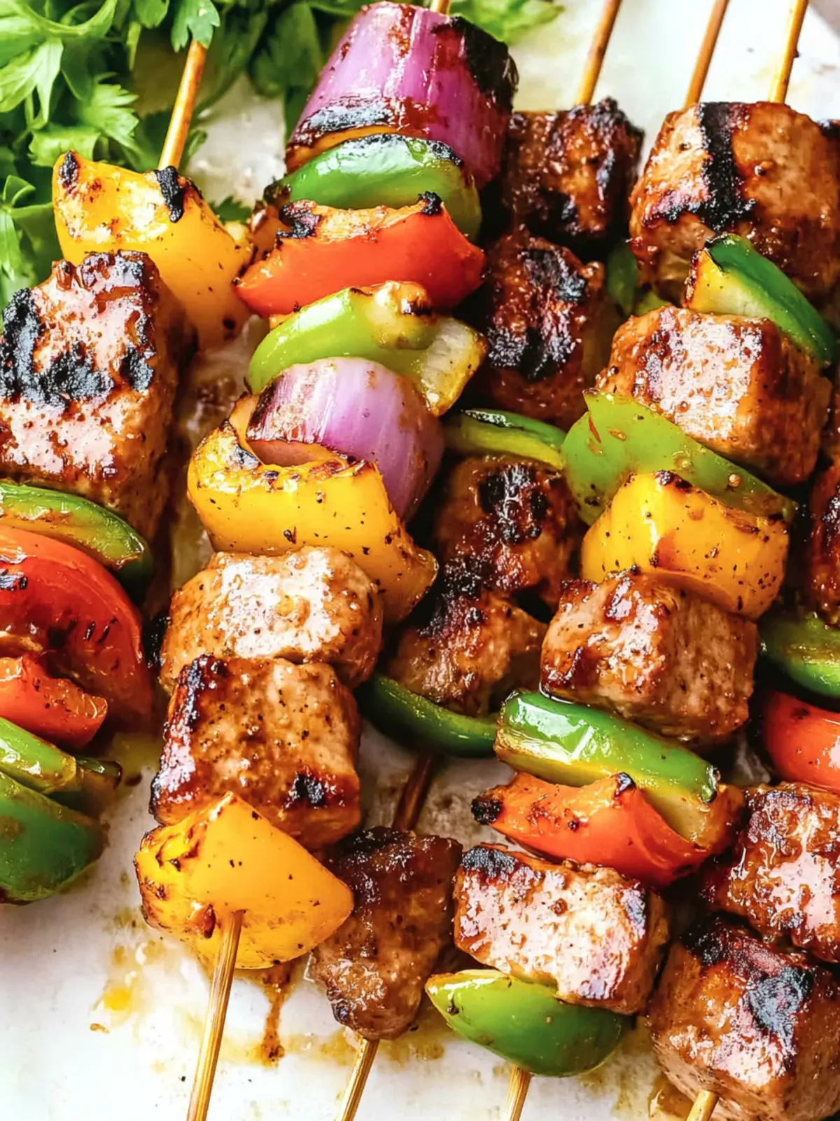 Savory Shish Kabobs with Sirloin and Pineapple Bliss 5 Shish Kabobs