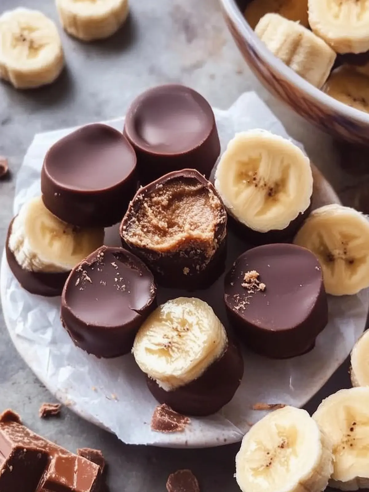 Decadent Chocolate Peanut Butter Banana Bites You’ll Crave 5 Chocolate Peanut Butter Banana Bites