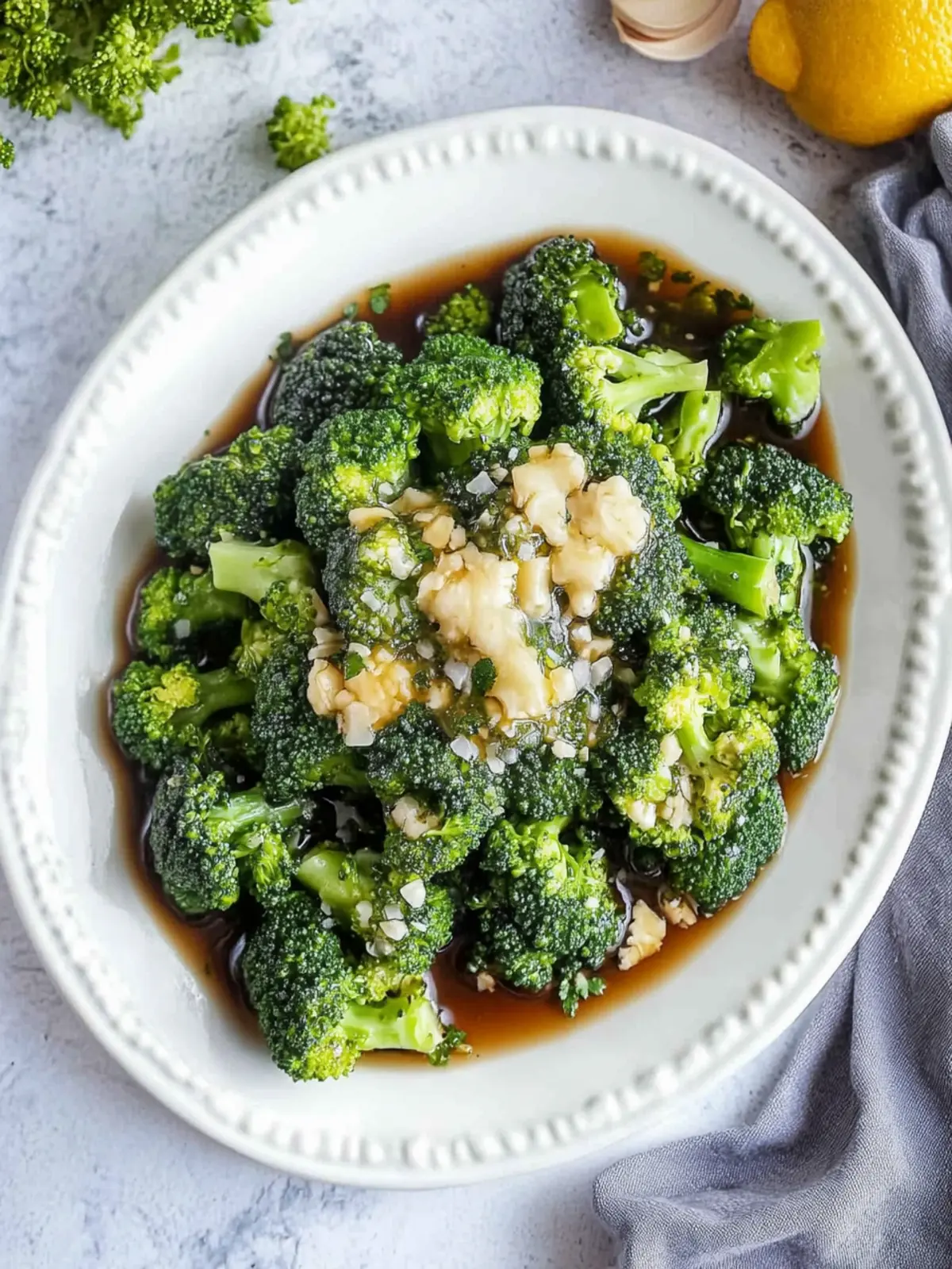 Garlic Broccoli with Savory Sauce for Flavor Lovers 3 Broccoli with Garlic Sauce