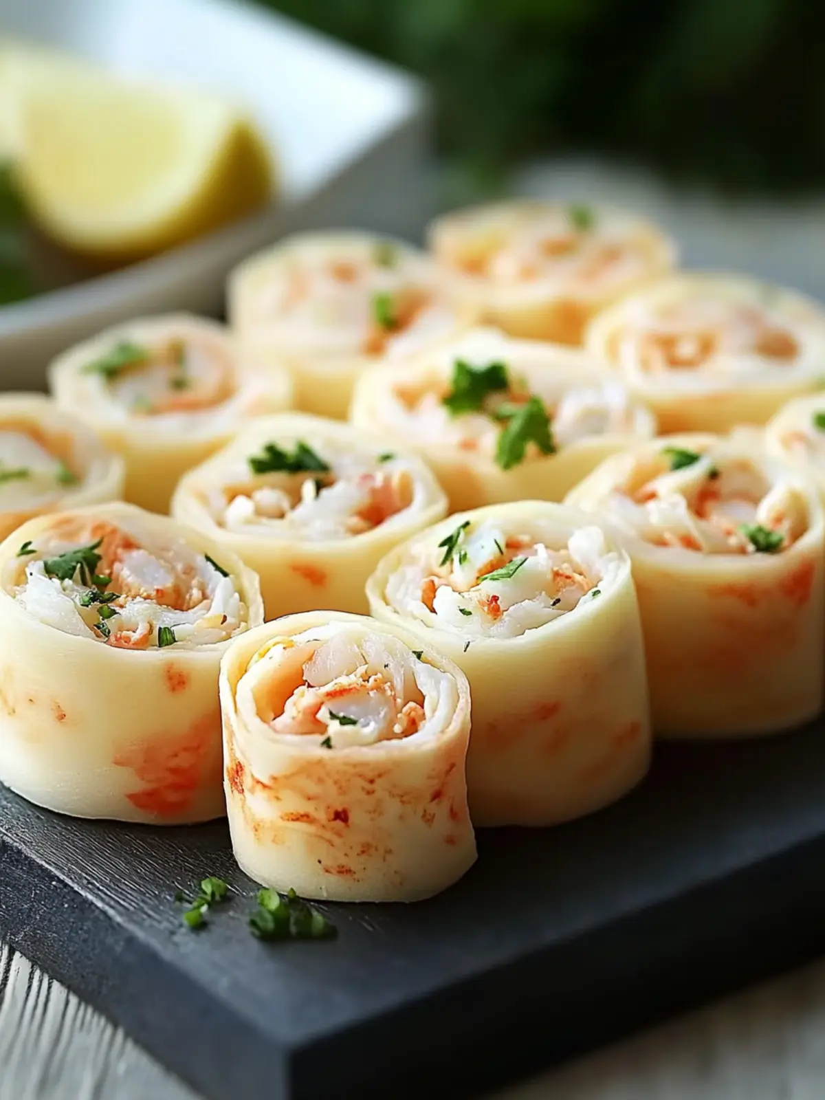 Delicious Crab Roll-Ups: Easy Gourmet Treats for Any Occasion 4 Delicious Crab Roll-Ups