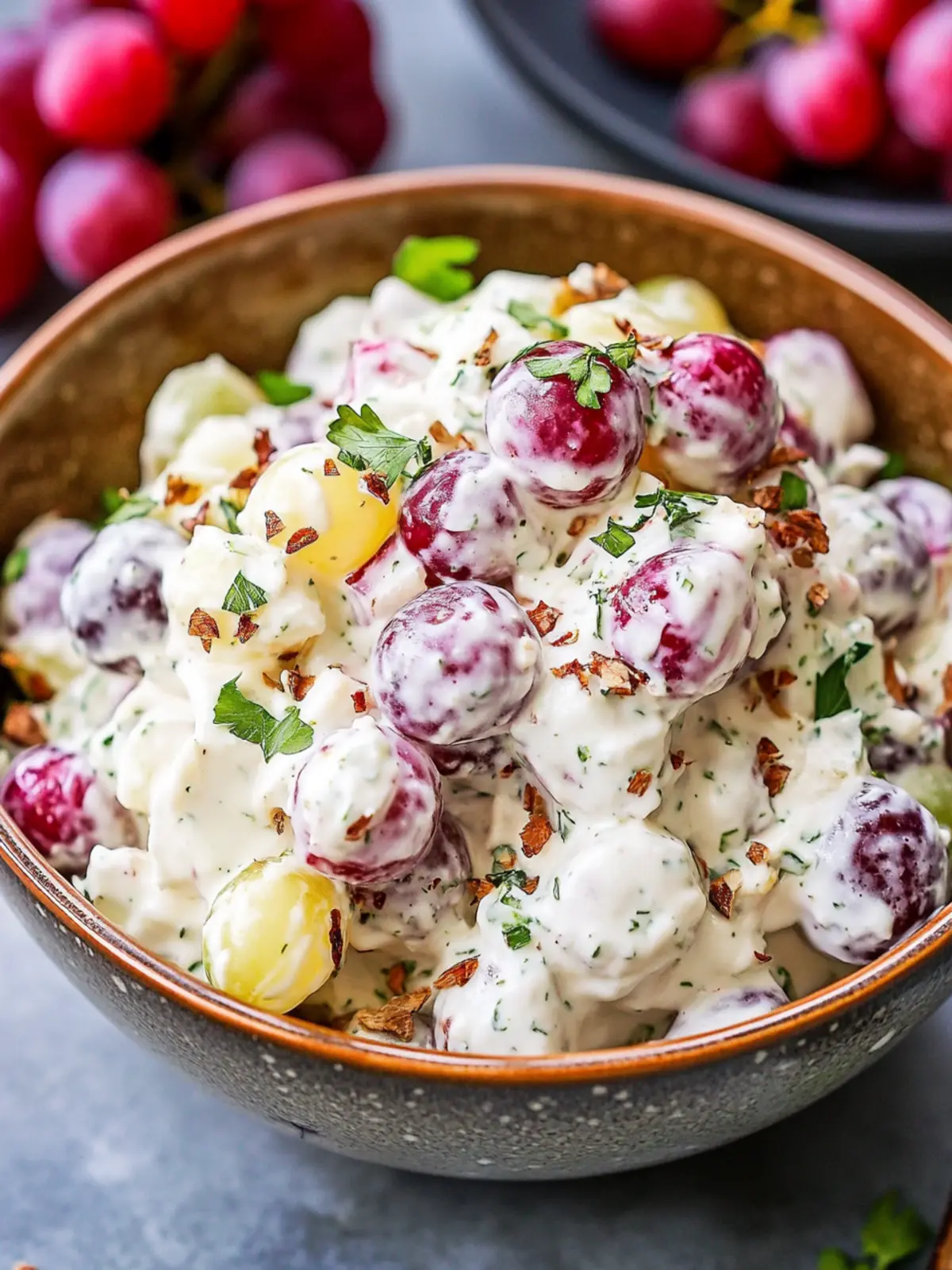 Creamy Grape Salad That Will Wow Your Taste Buds Today 2 Creamy Grape Salad