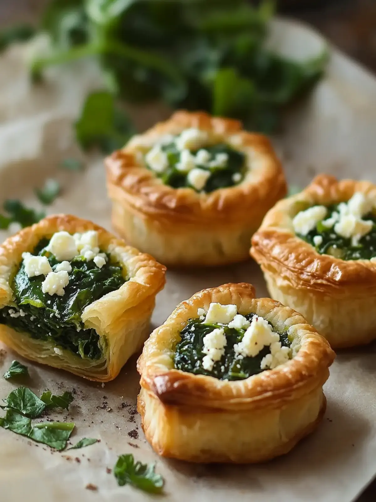Delicious Spinach and Feta Puff Pastry Bites You’ll Love 3 Spinach and Feta Puff Pastry Bites