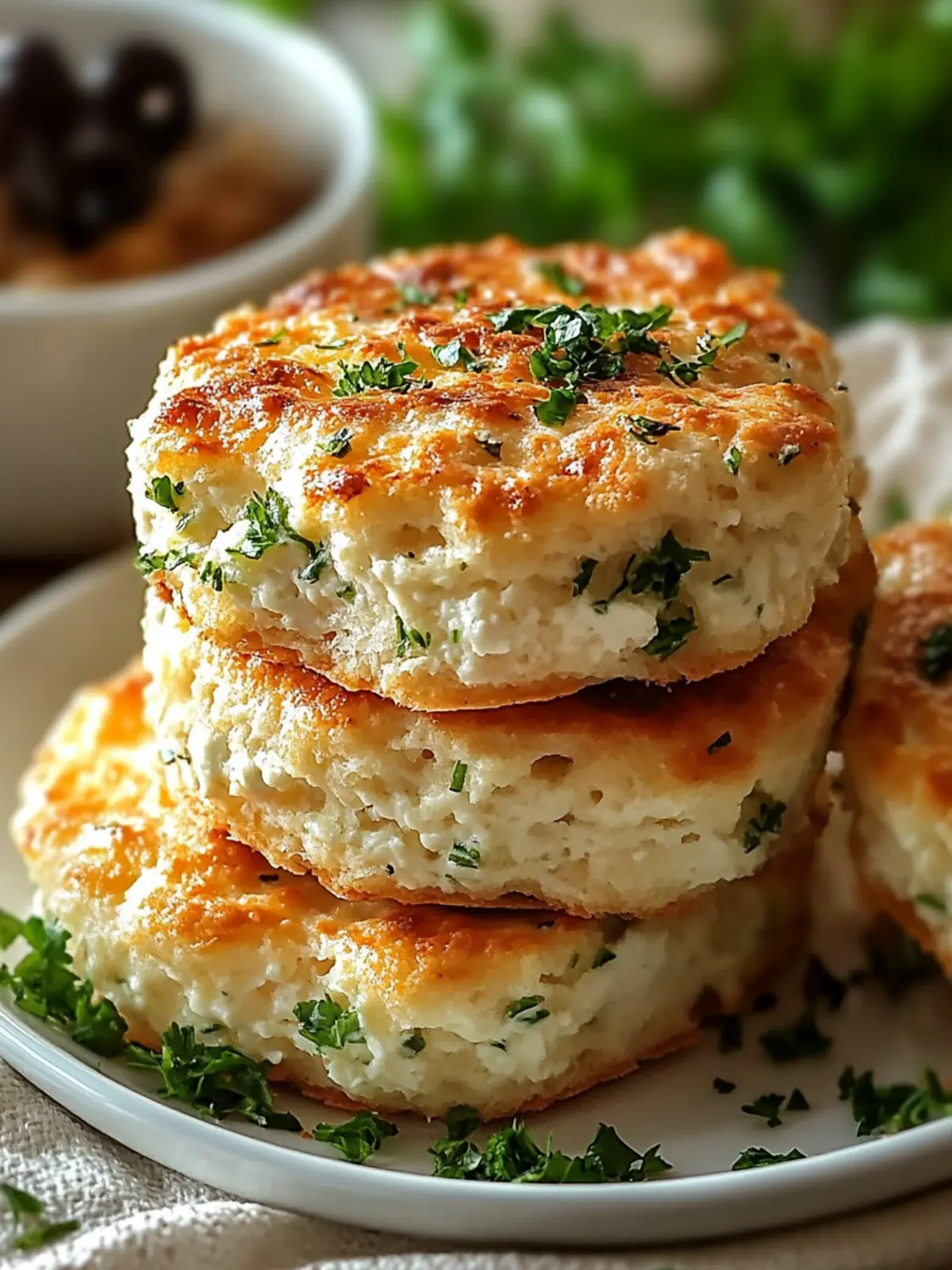 Fluffy Herbed Cottage Cheese Biscuits for Cozy Mornings 2 Fluffy Herbed Cottage Cheese Biscuits