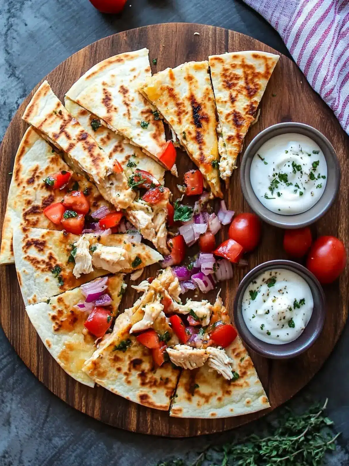 Savoring Greek Chicken Quesadillas: A Flavorful Twist at Home 5 Greek Chicken Quesadillas