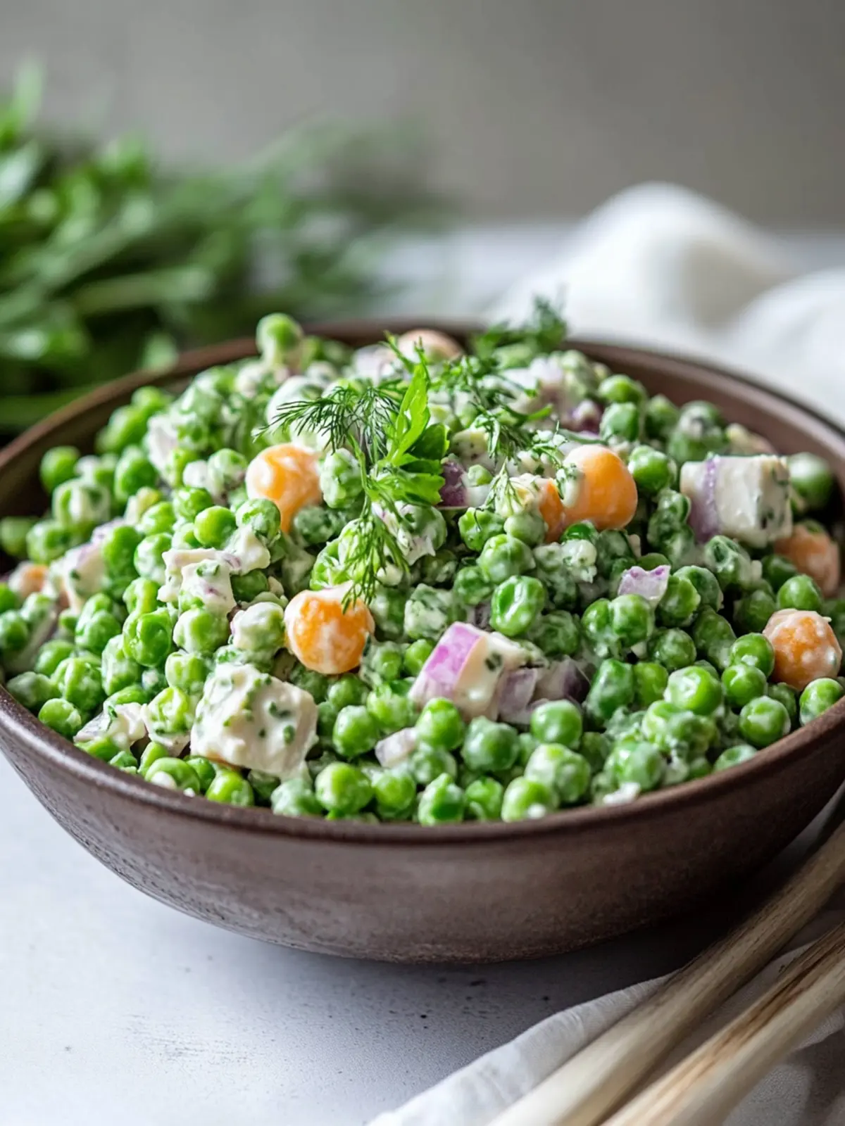 The BEST Pea Salad Your Guests Will Rave About 4 The BEST Pea Salad