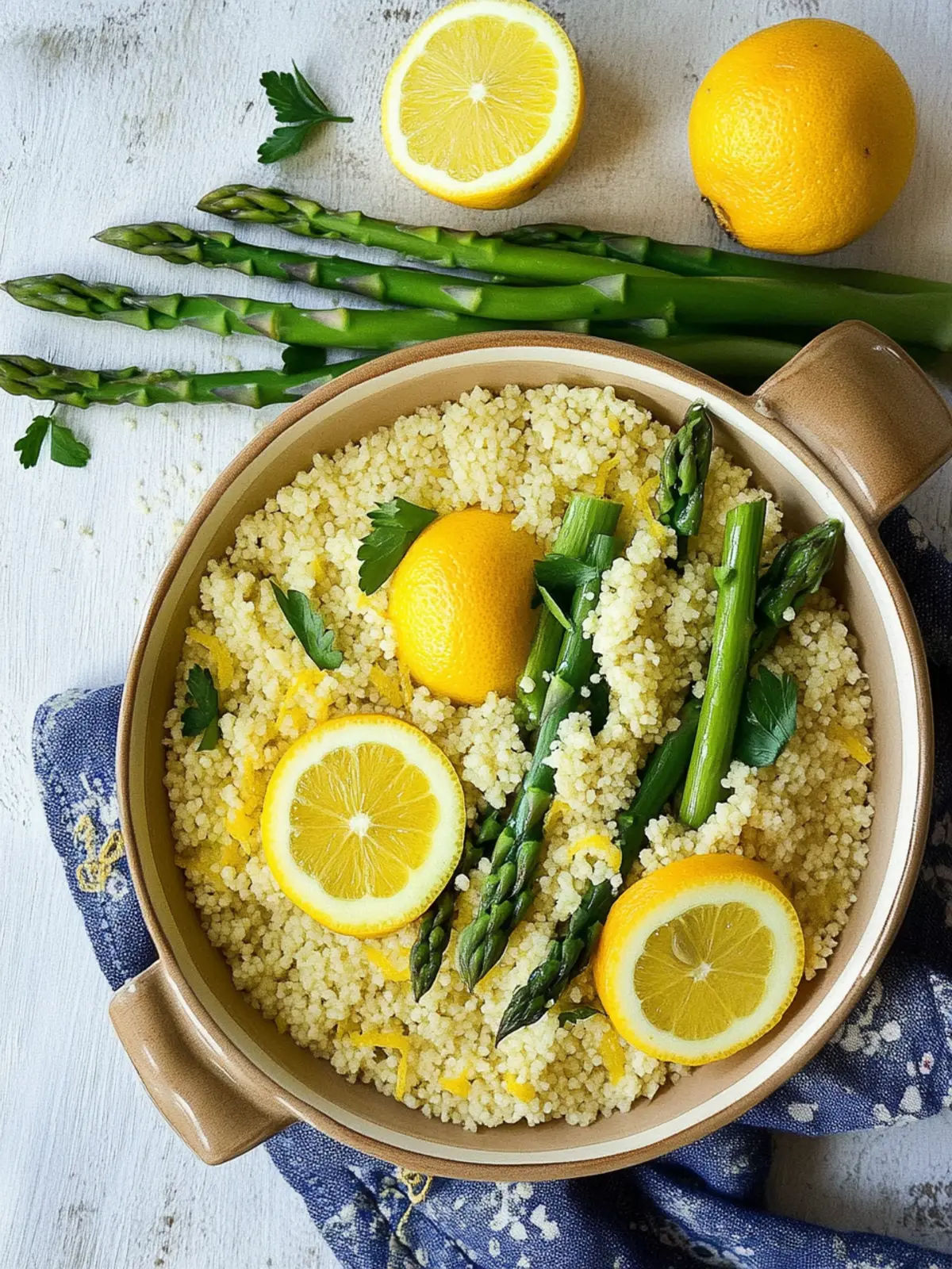 Citrus Asparagus Couscous: A Refreshing Twist on Dinner 2 Citrus Asparagus Couscous