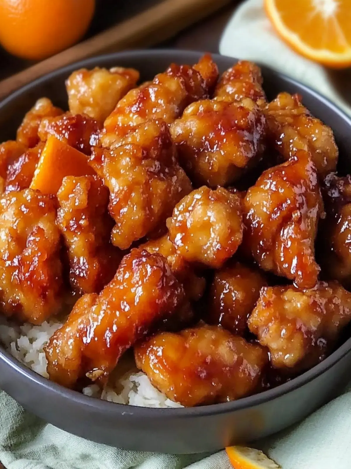 Crispy Baked Orange Chicken That'll Brighten Your Dinner 2 Baked Orange Chicken